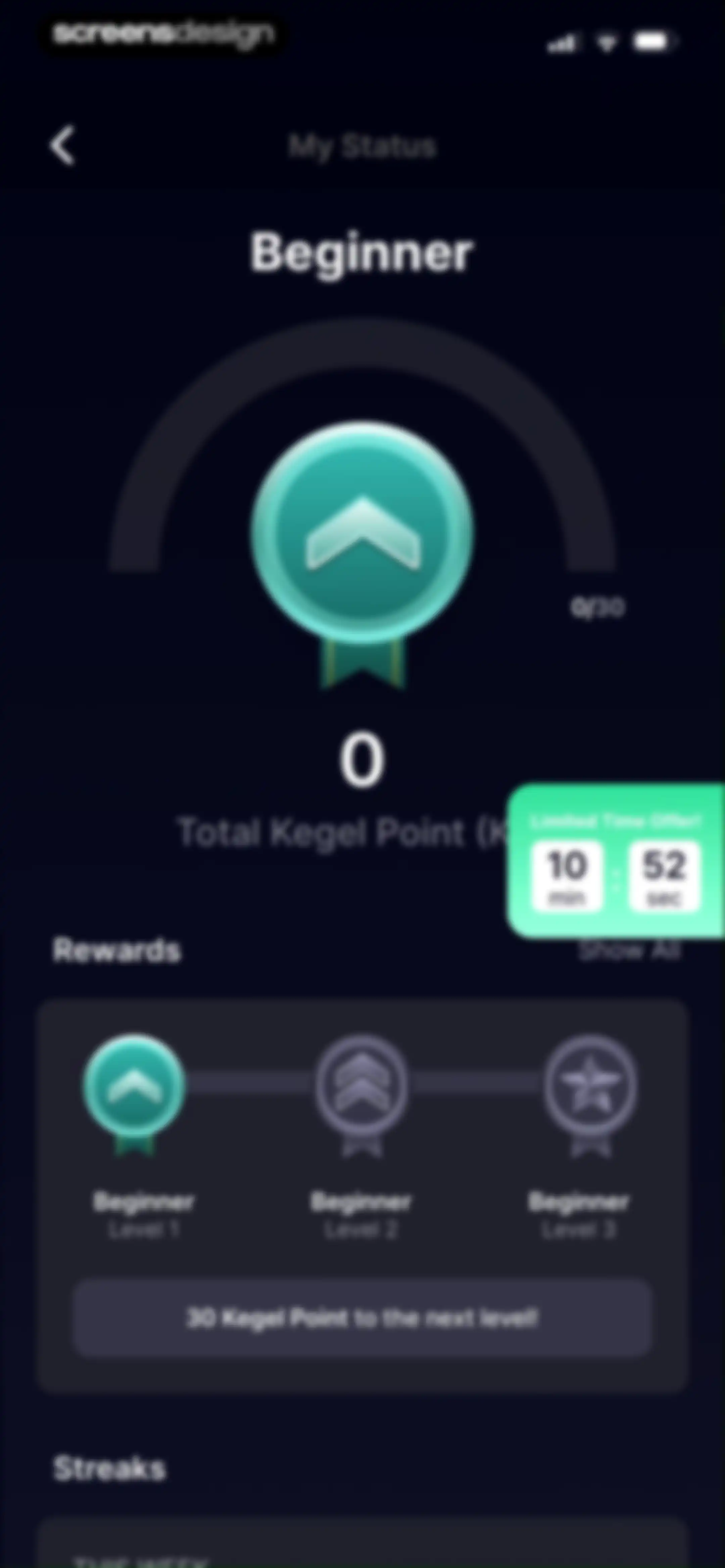 Kegel Men: Men's Health screen 75