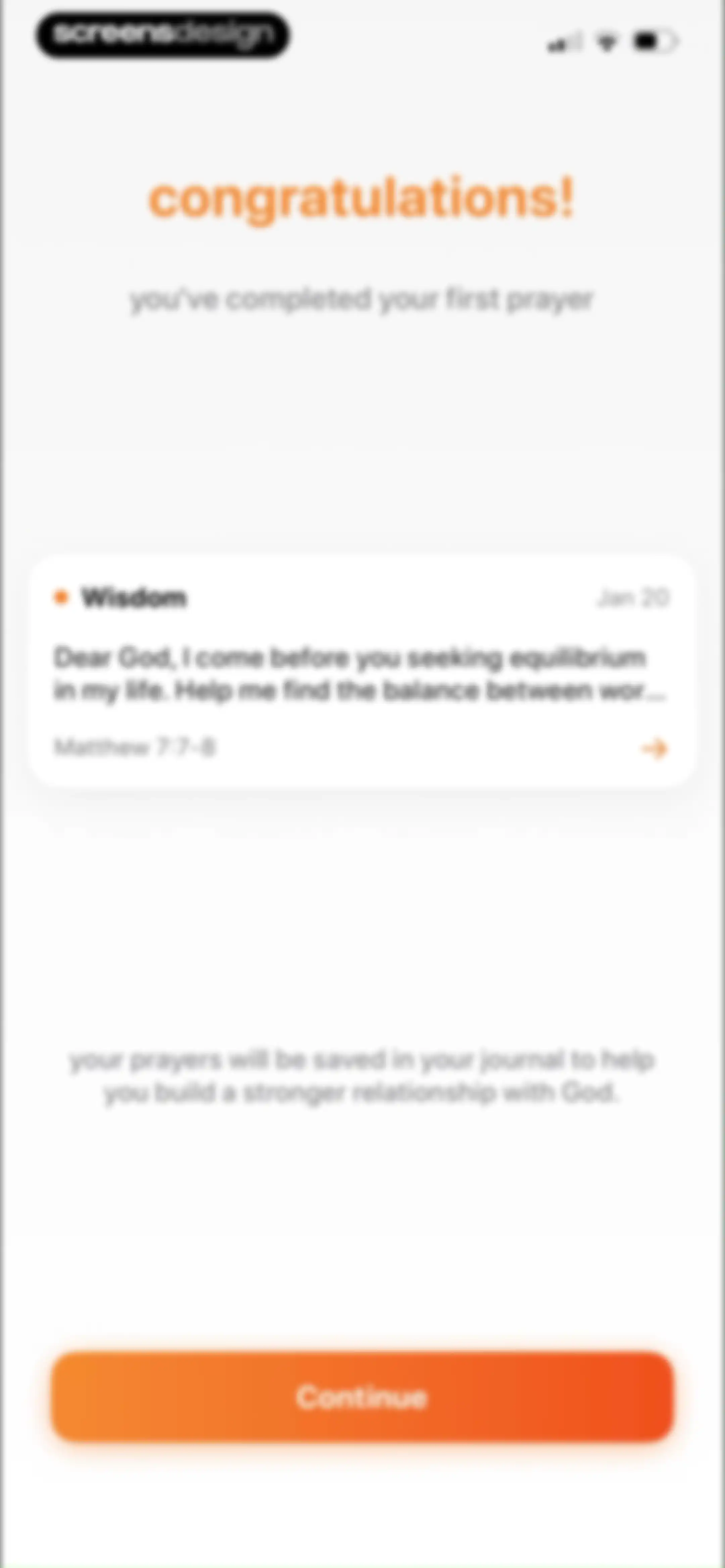 prayer lock: christian focus screen 38