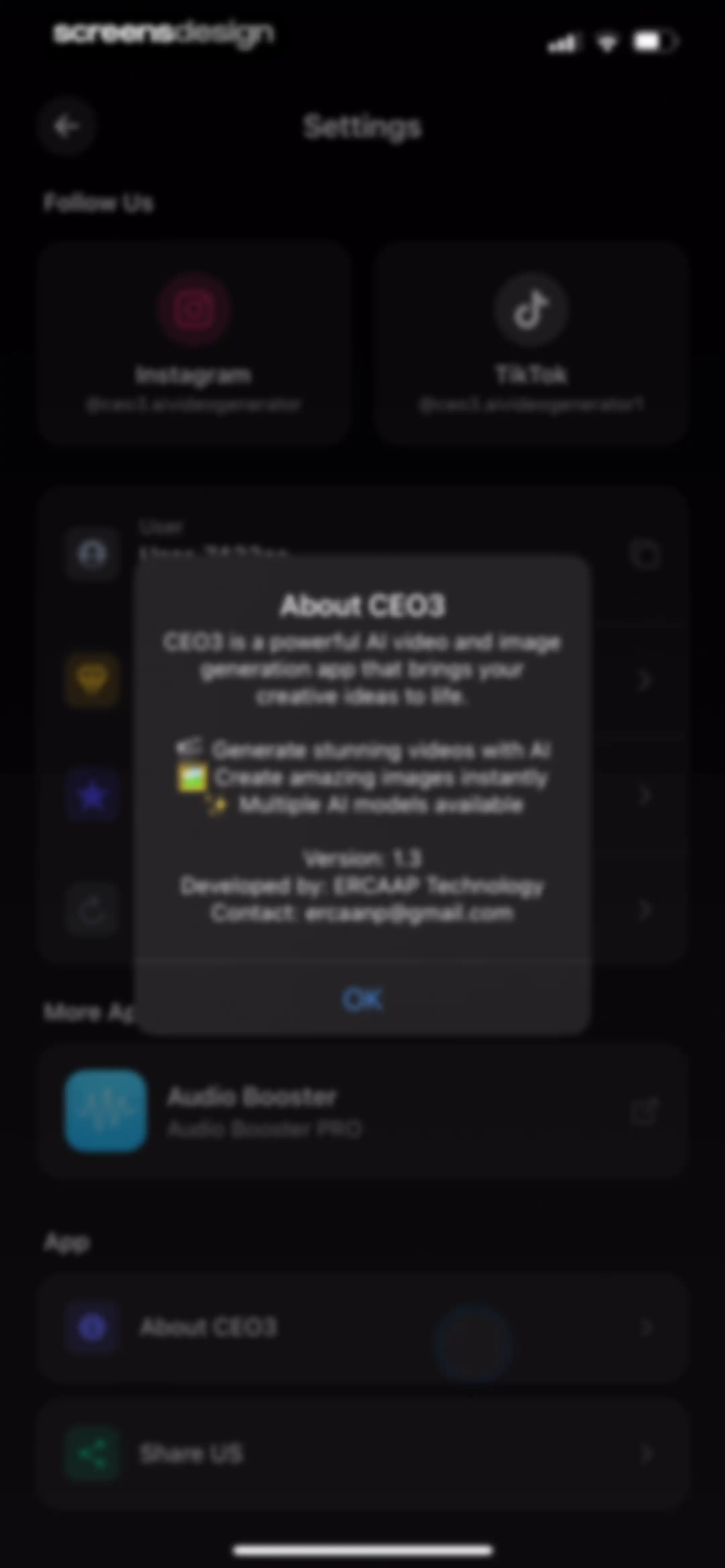 Ceo3 : AI Video Generator screen 64