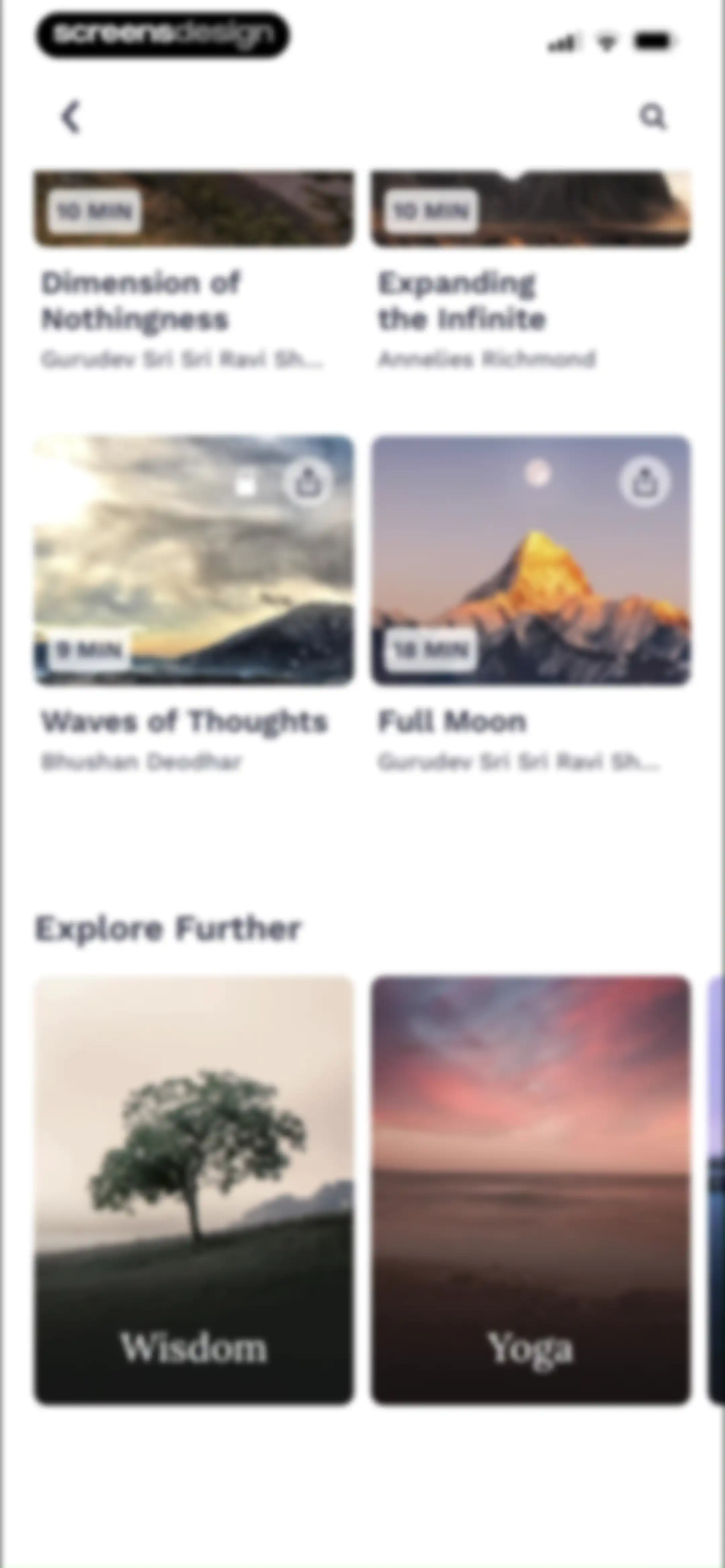 Art of Living Official App screen 65
