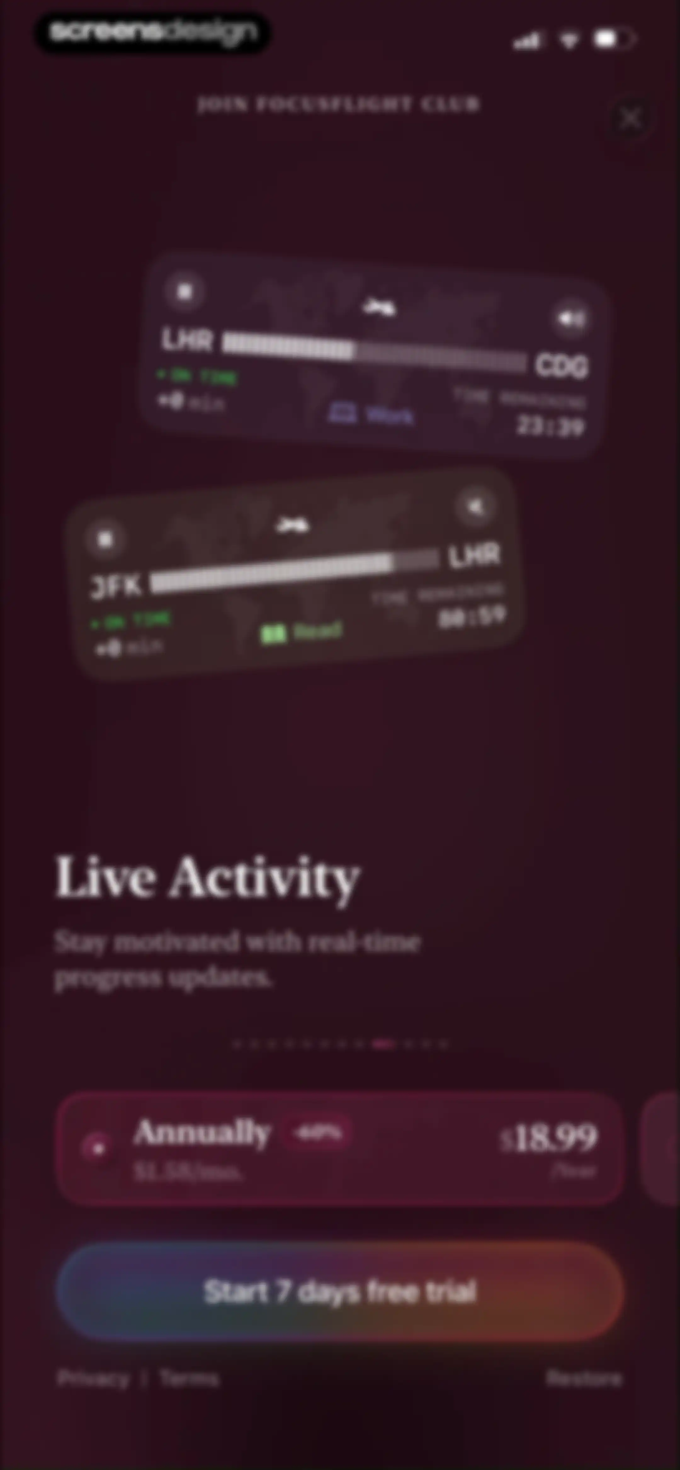 FocusFlight - Deepfocus Timer screen 33