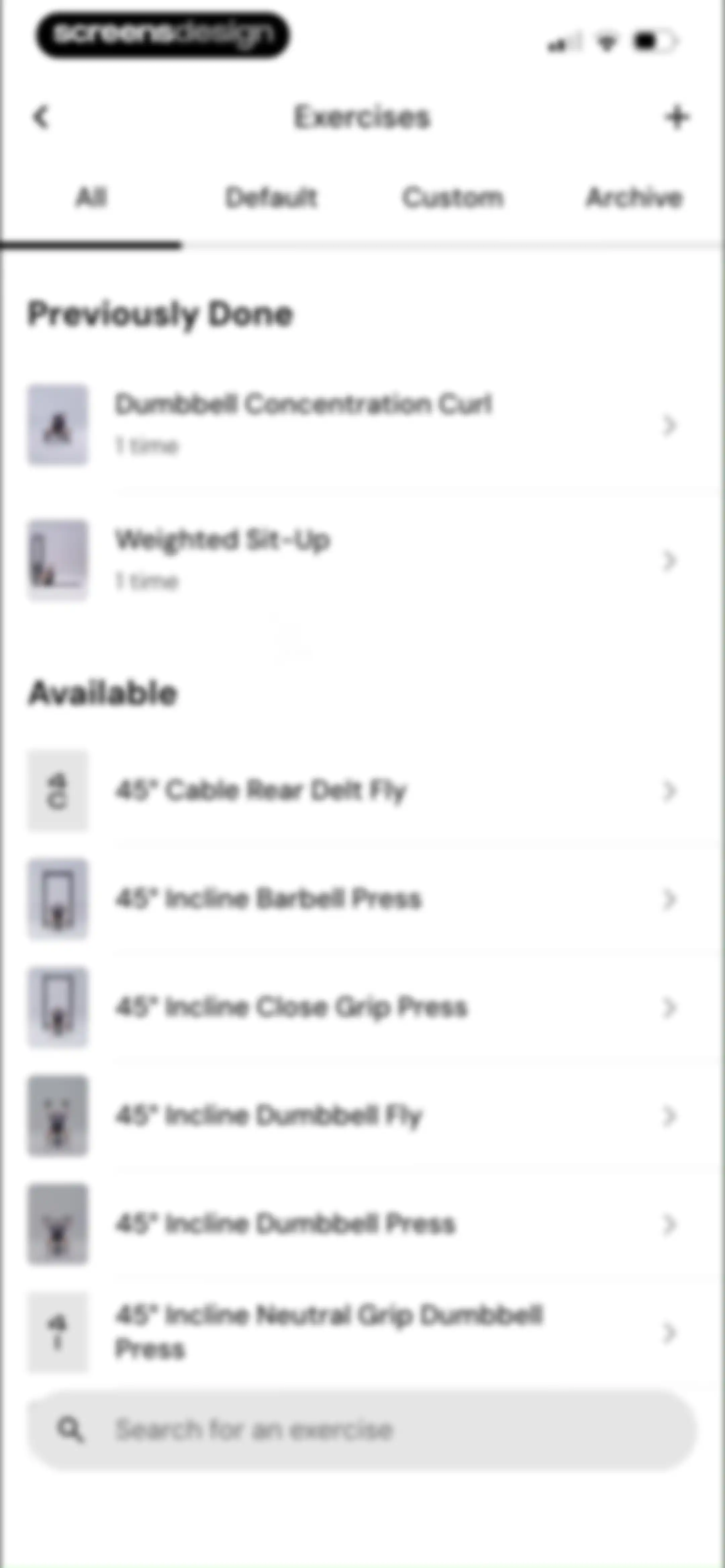 MacroFactor Workouts - Tracker screen 169