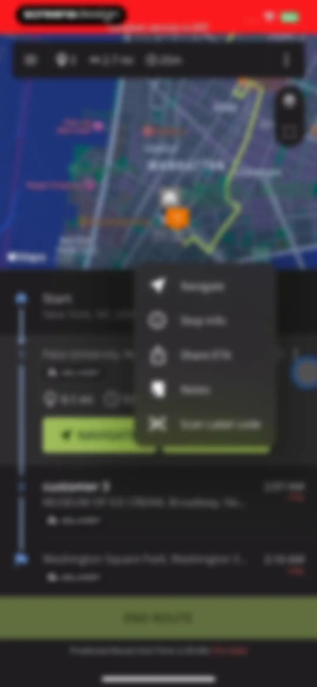 Route4Me Route Planner screen 27