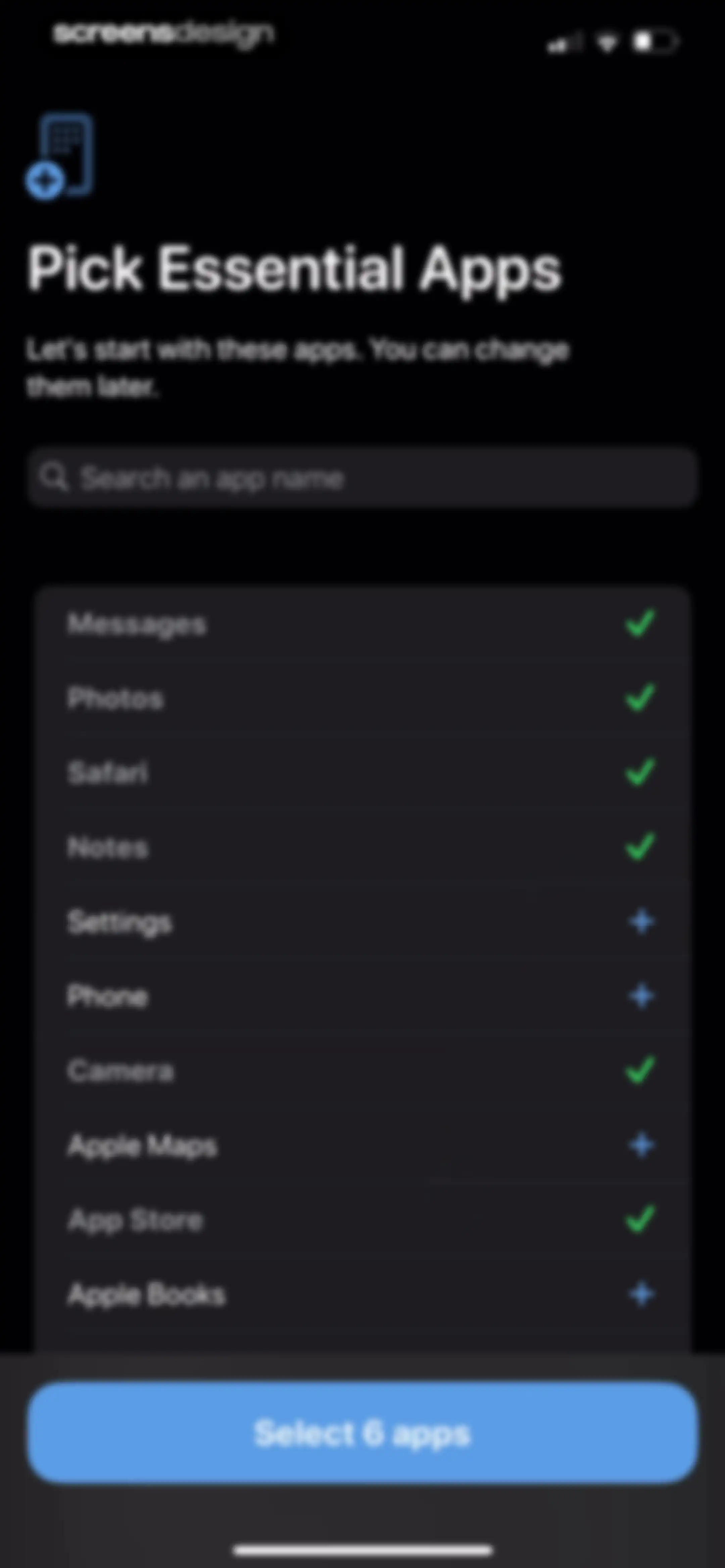 Dumb Phone (dp) screen 3