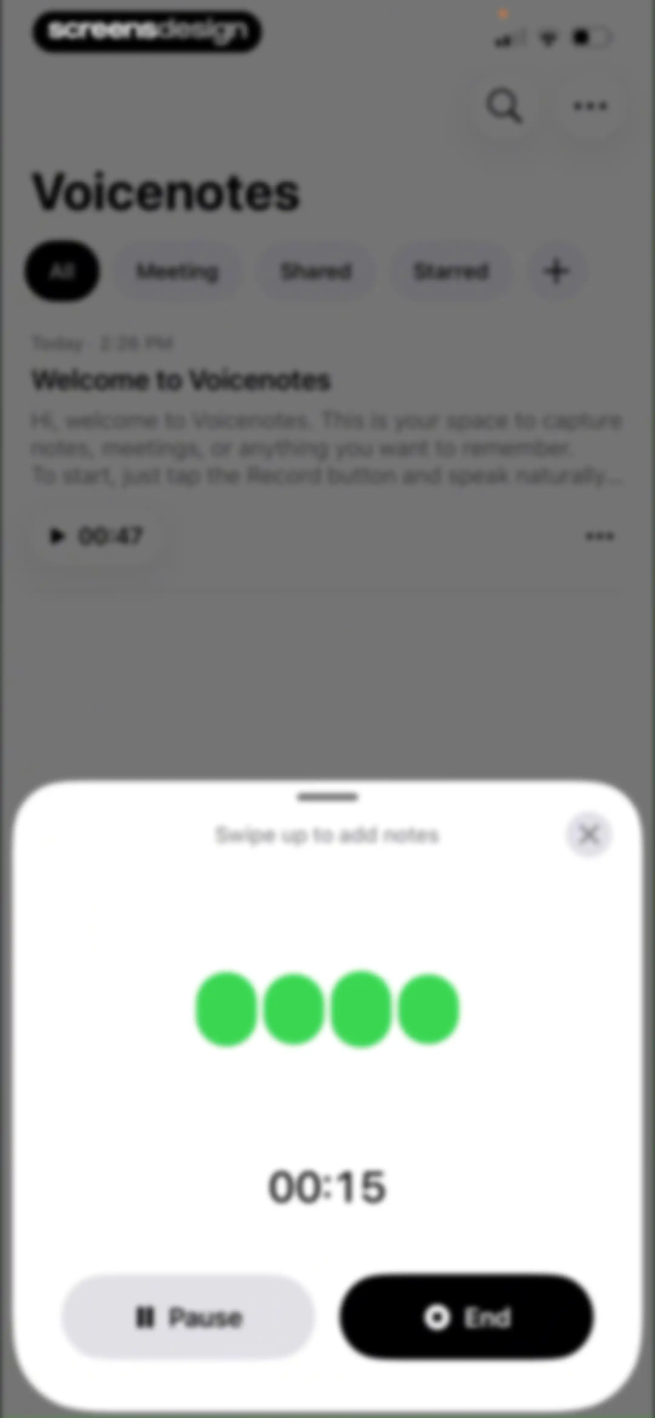 Voicenotes AI Notes & Meetings screen 20