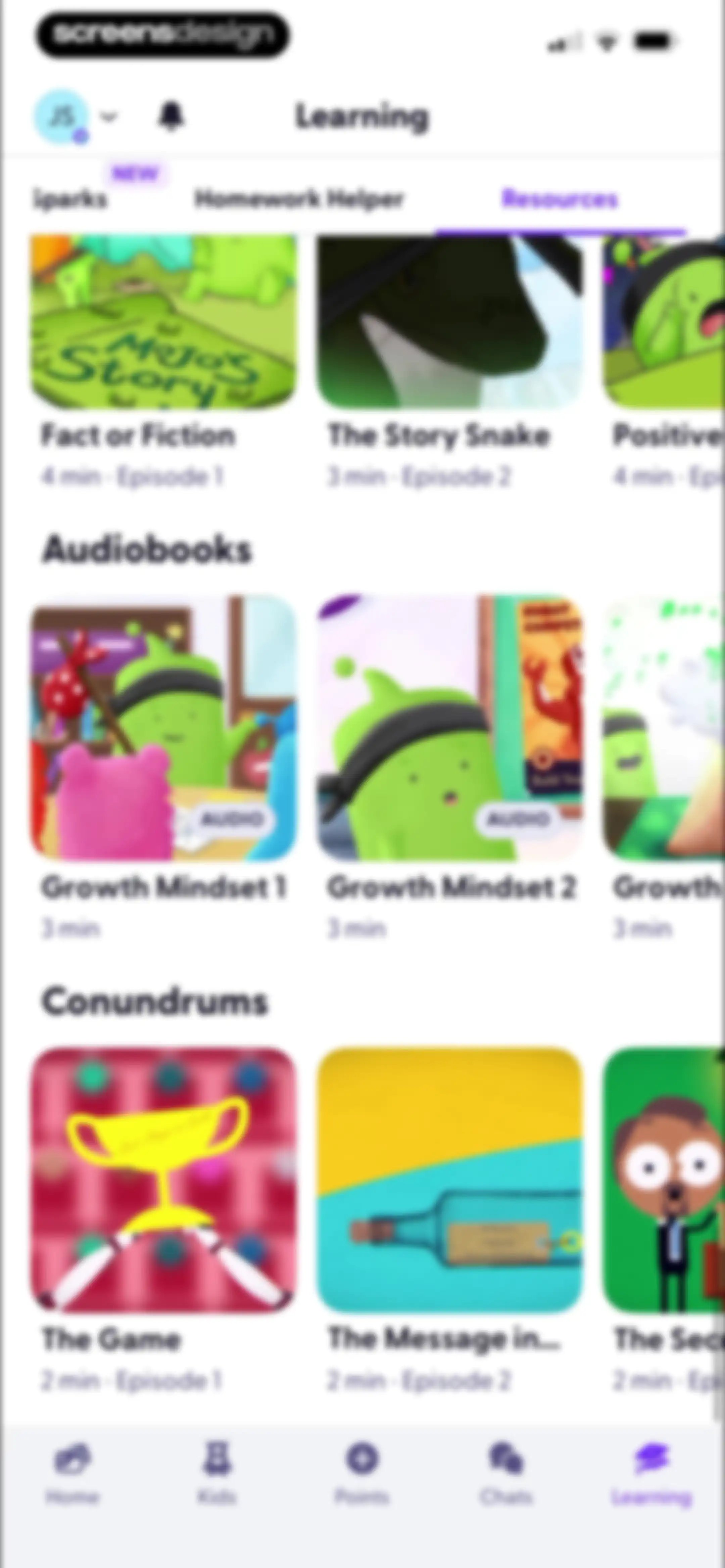 ClassDojo screen 103