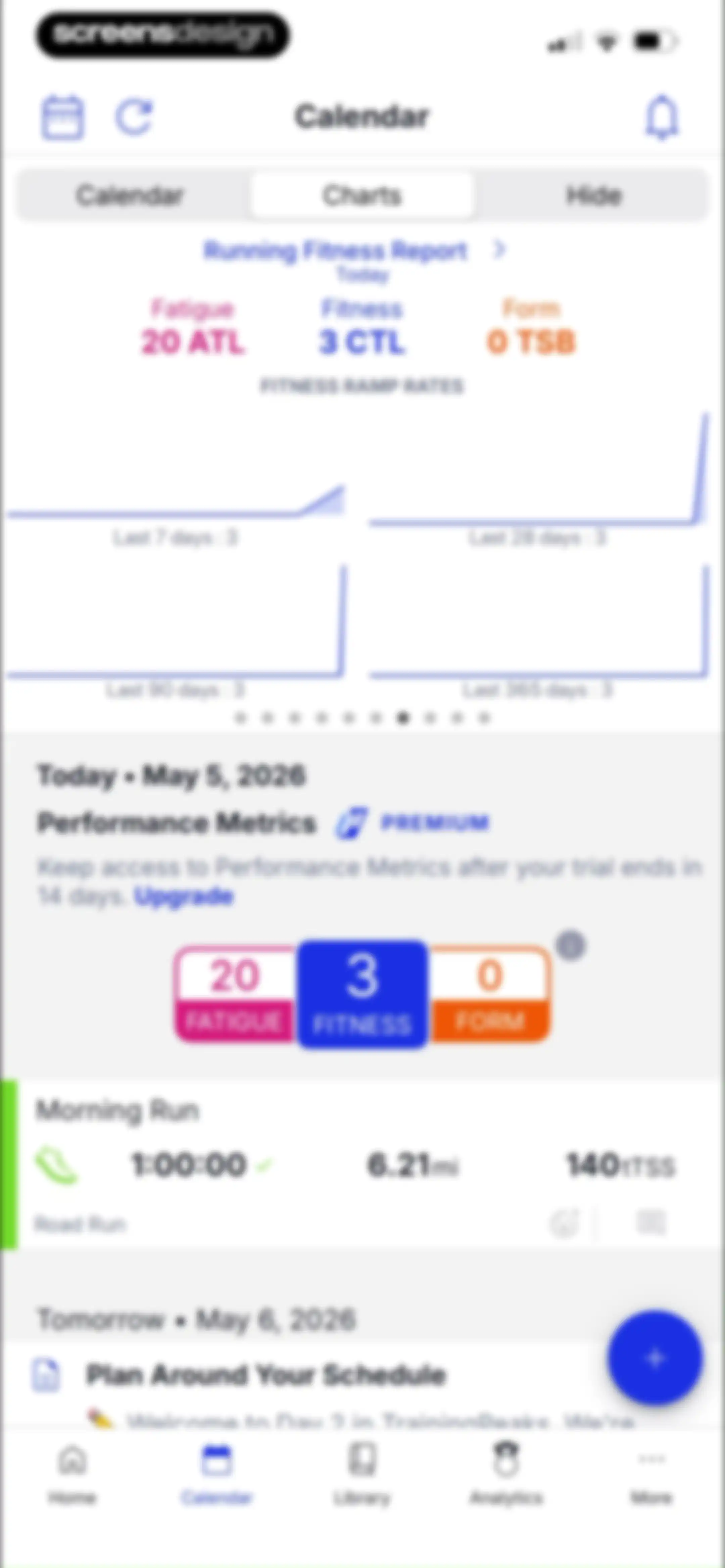 TrainingPeaks: Plan Train Lift screen 66