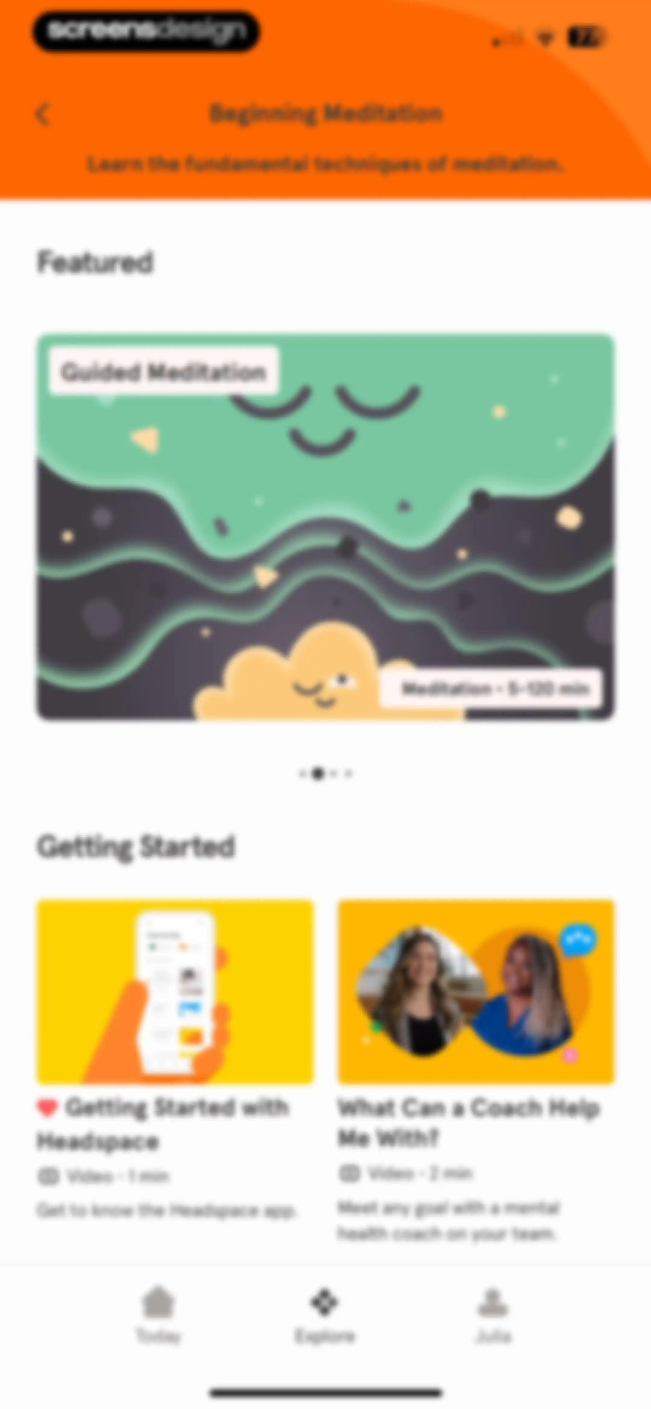 Headspace: Sleep & Meditation screen 95
