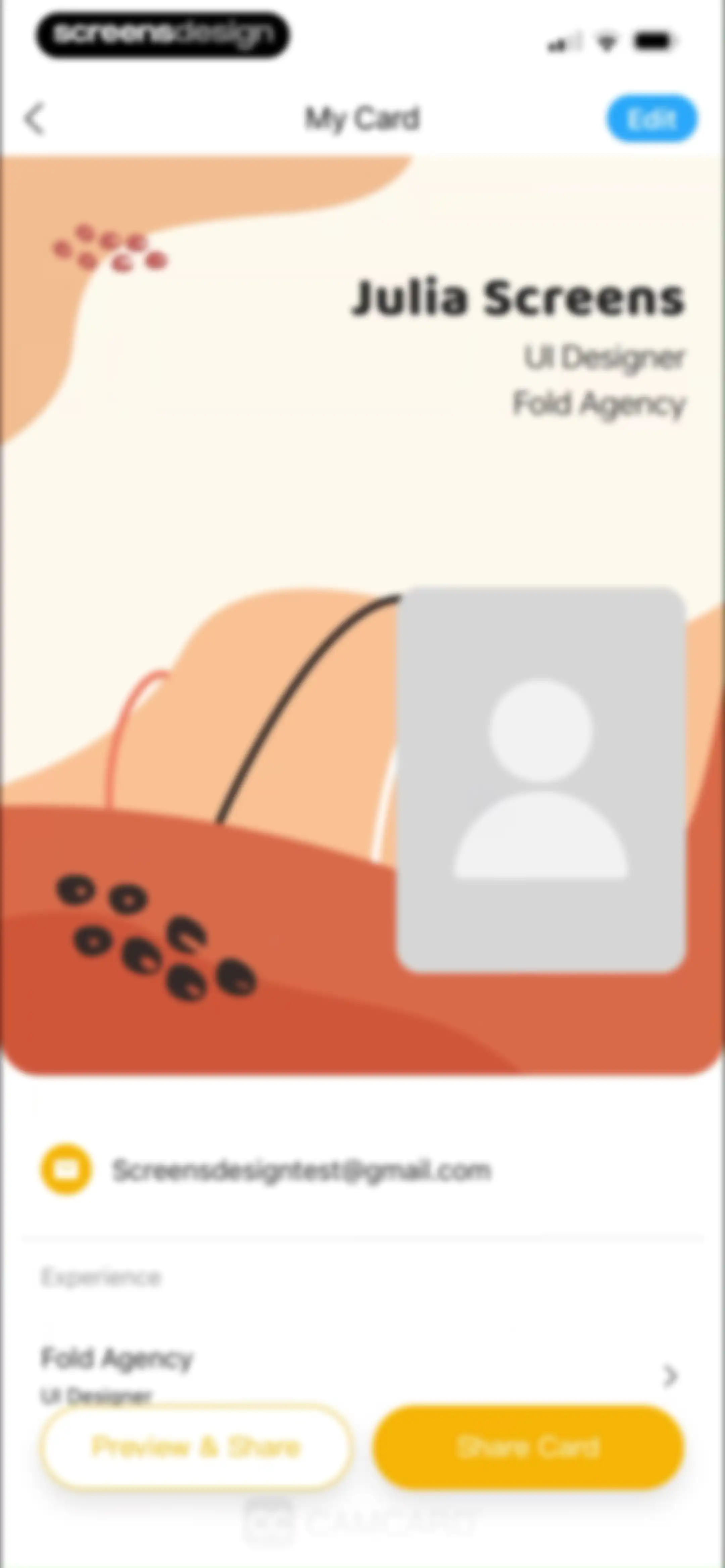 CamCard AI Business Assistant screen 39