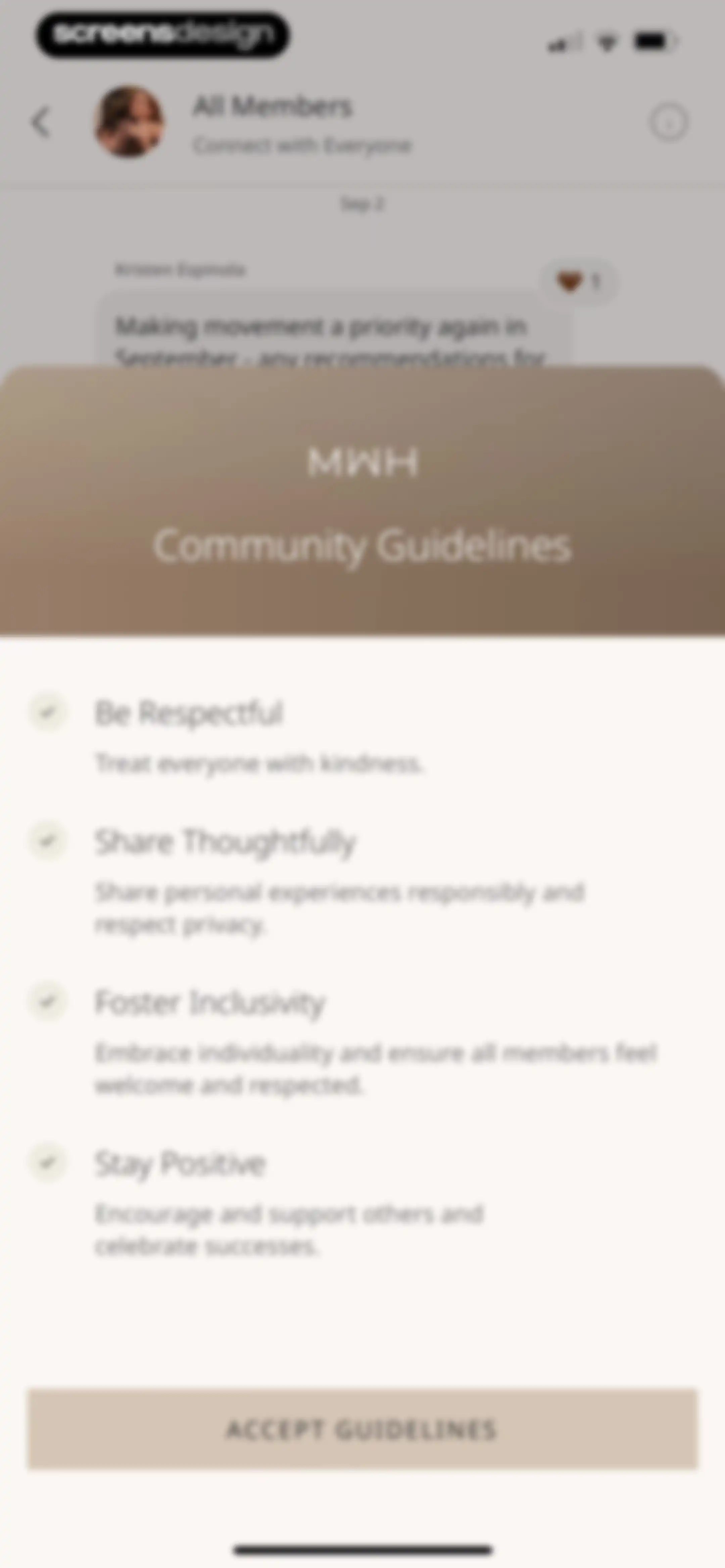 MWH: Fitness + Wellness screen 51