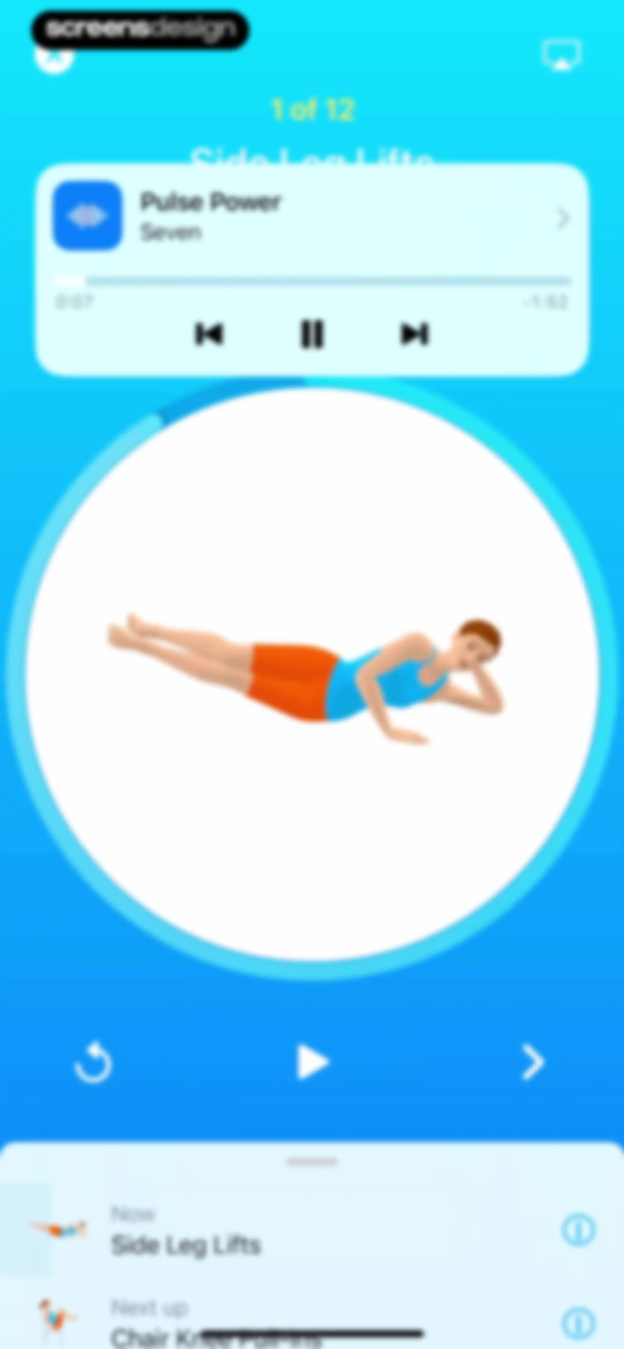 Seven: 7 Minute Workout screen 79