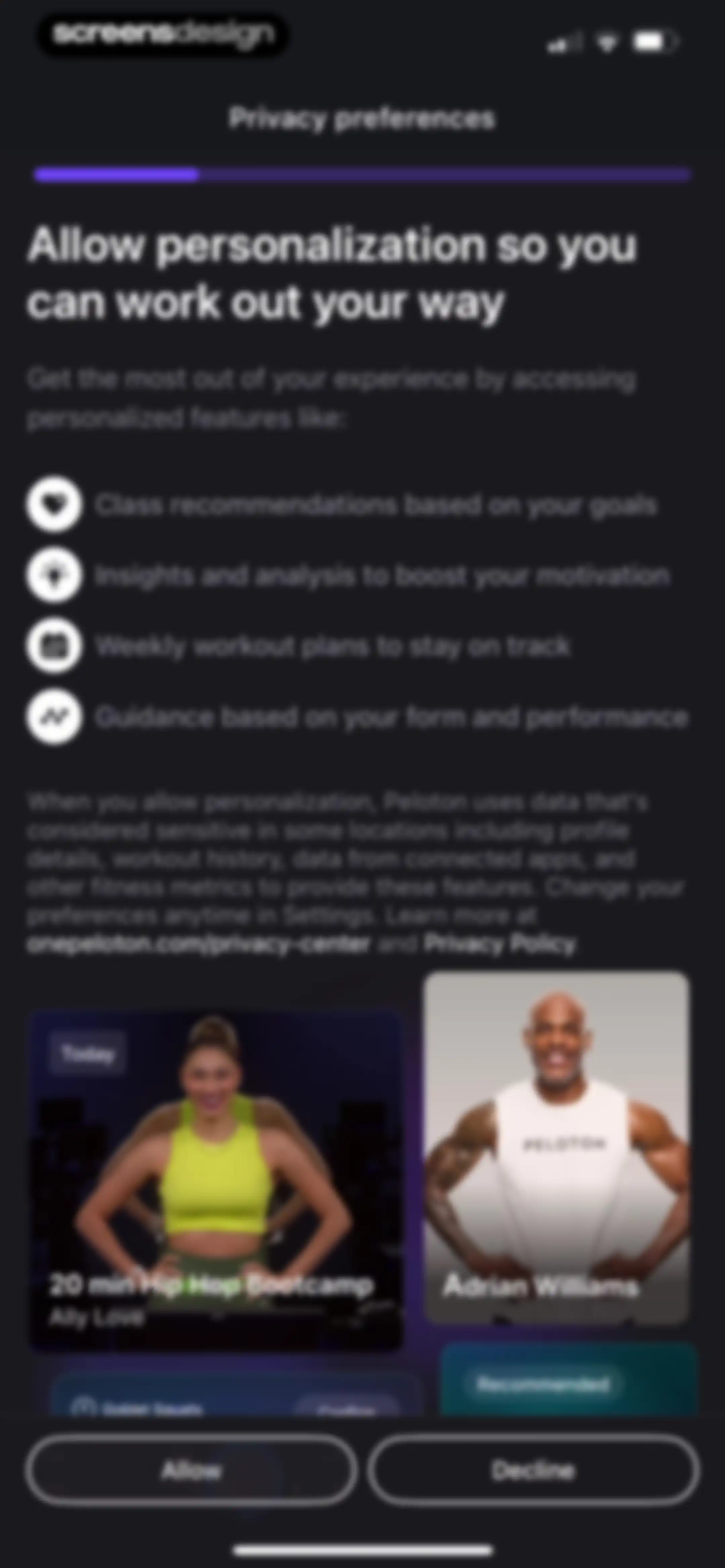 Peloton: Fitness & Workouts screen 24