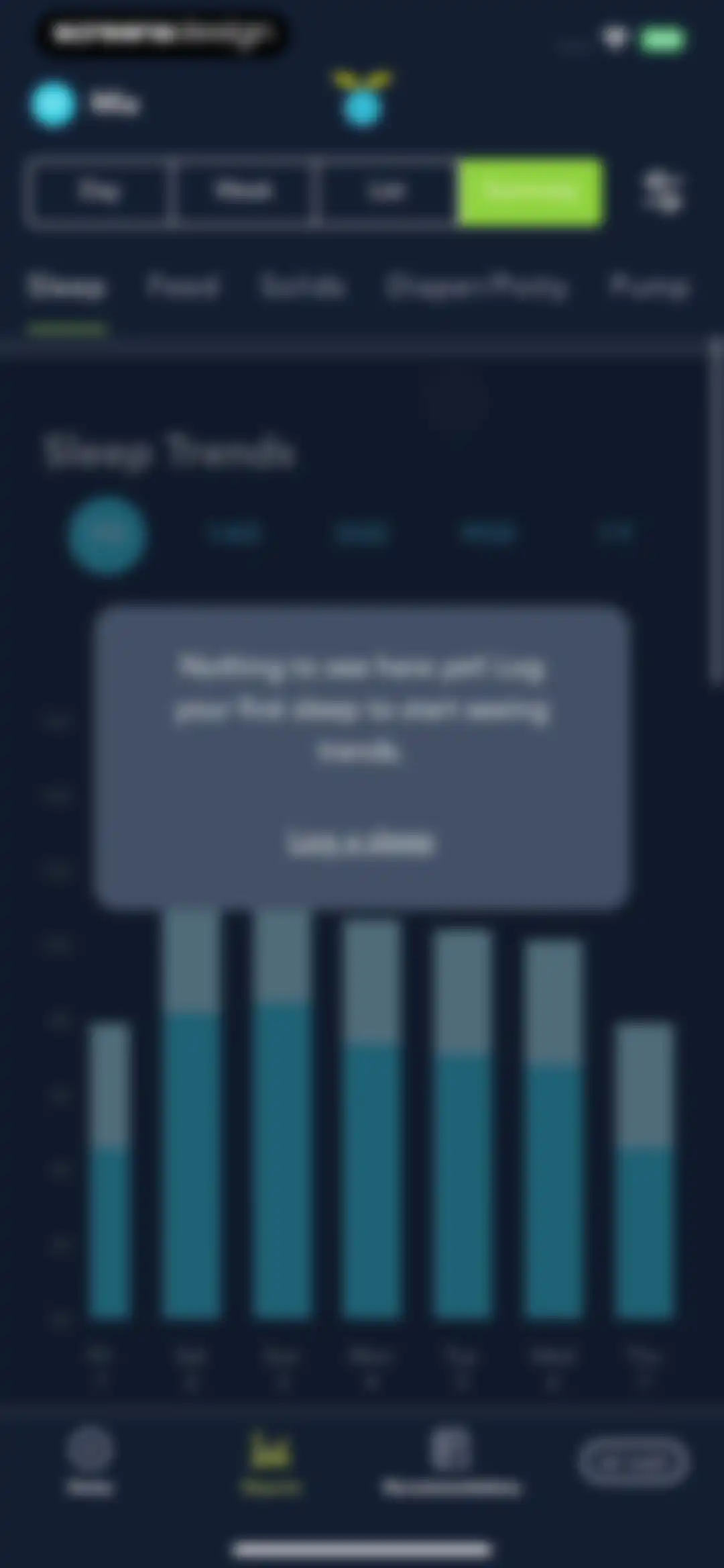 Huckleberry: Baby Tracker screen 61