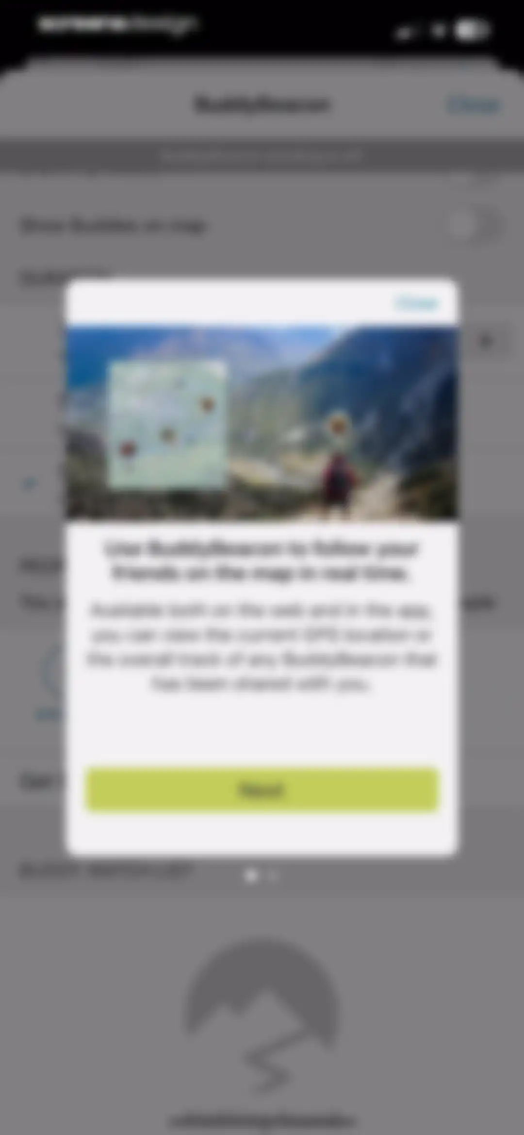 Outdooractive screen 80