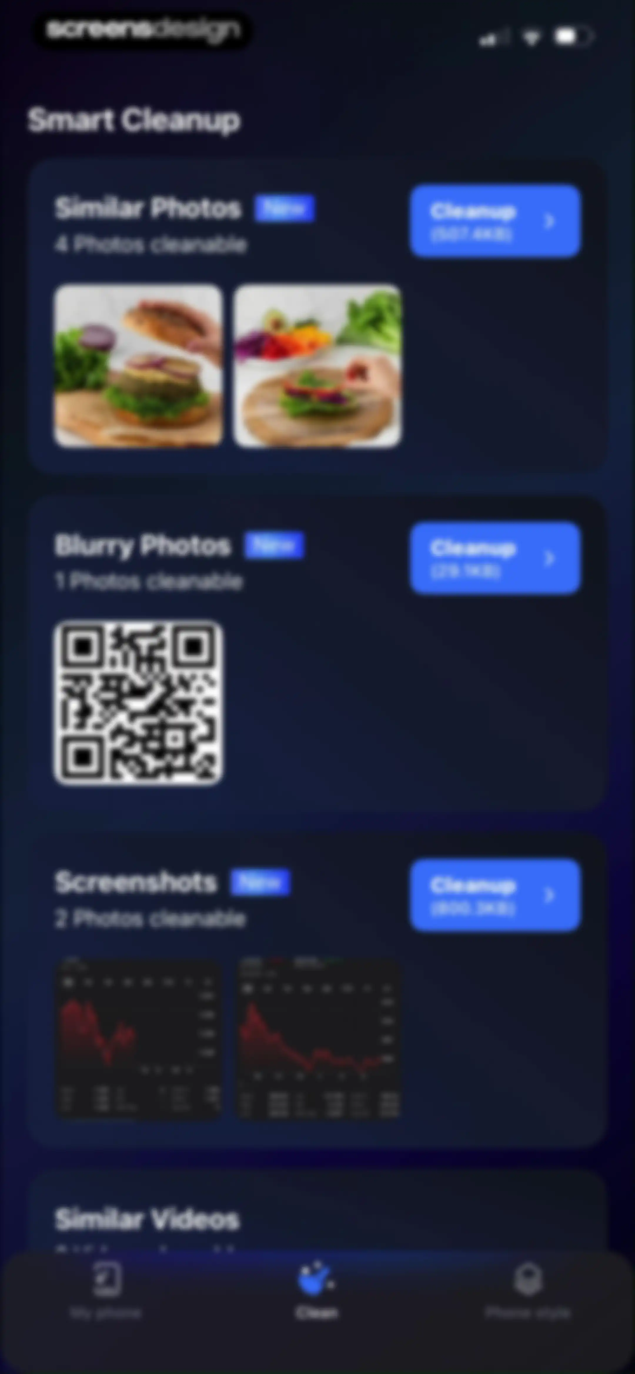 Cleaner PRO:photos cleaner screen 30