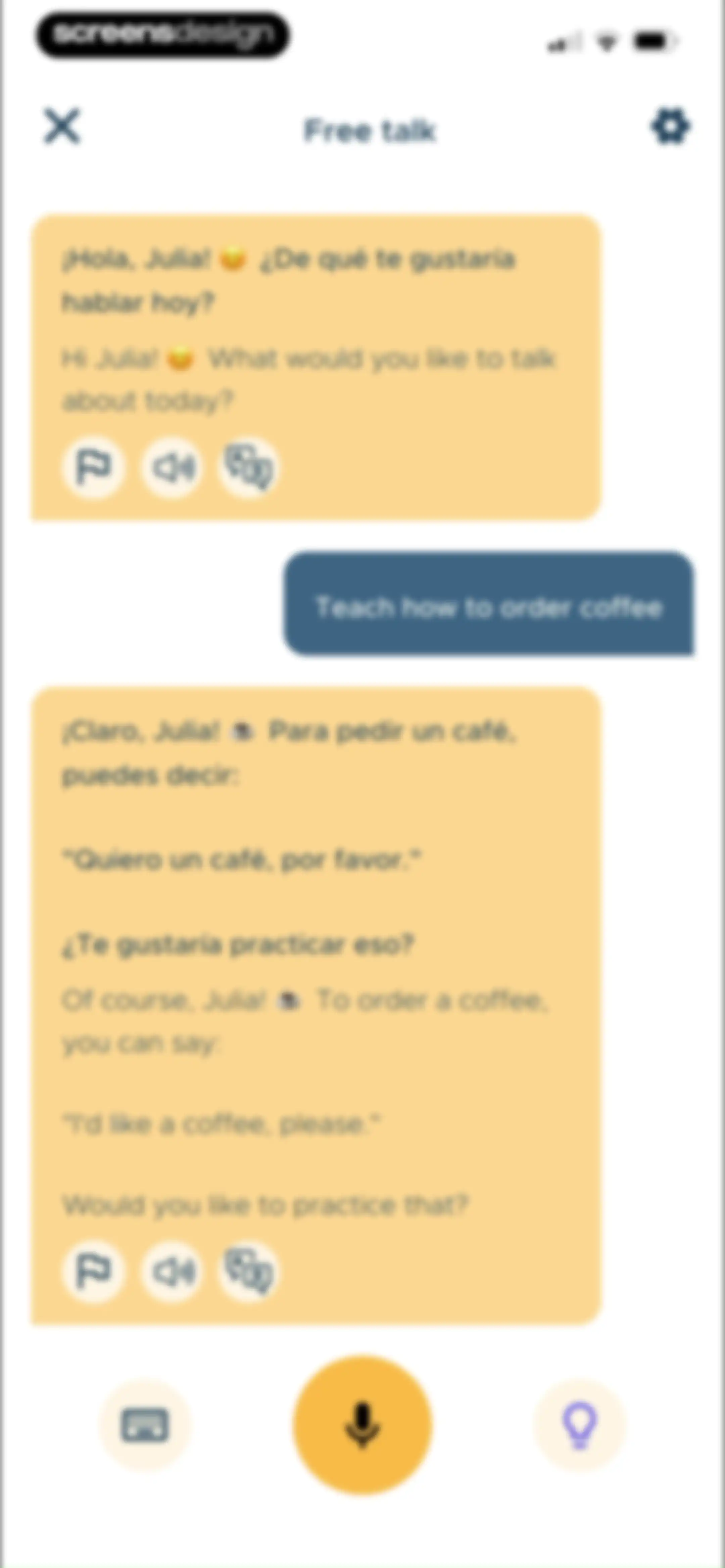 BeeSpeaker Learn English screen 92