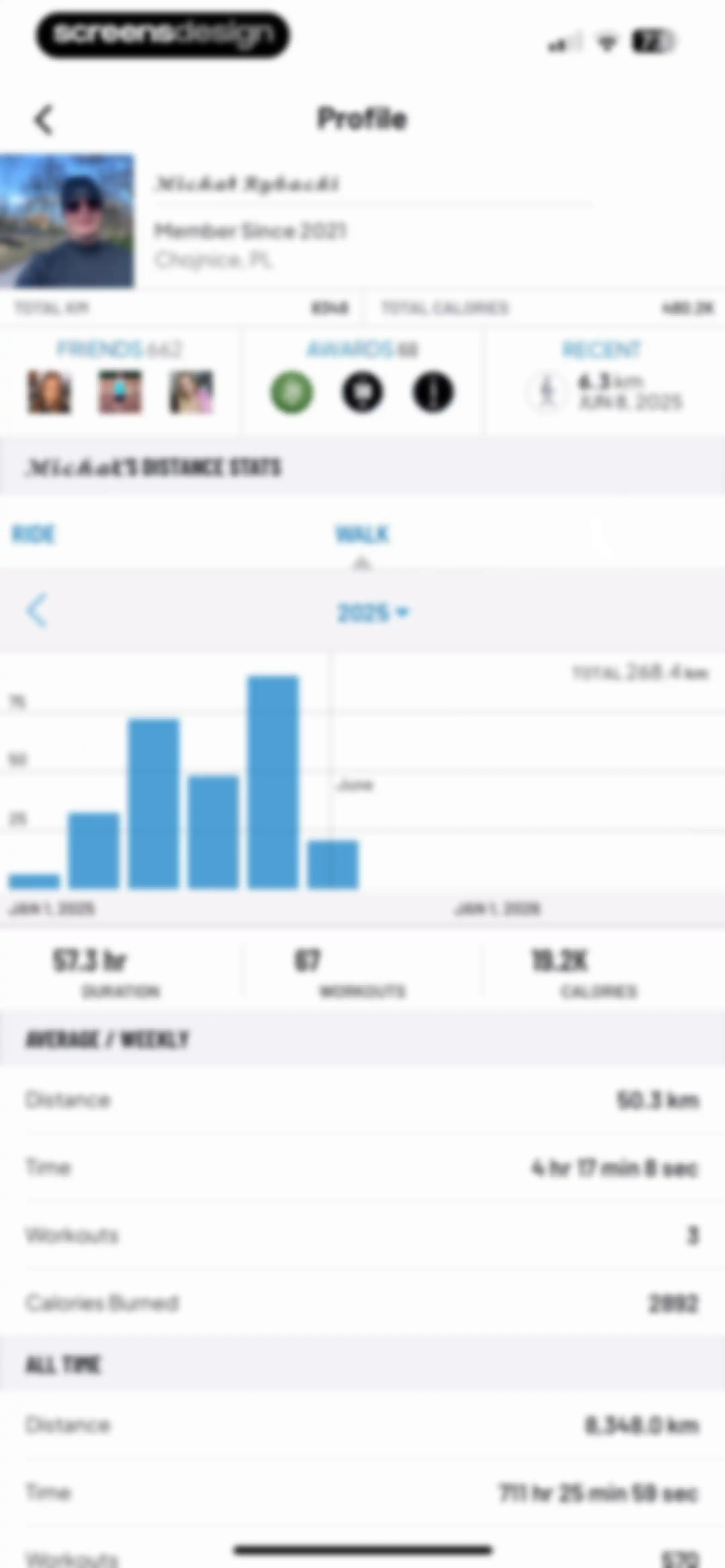 Map My Walk: Walking Tracker screen 84