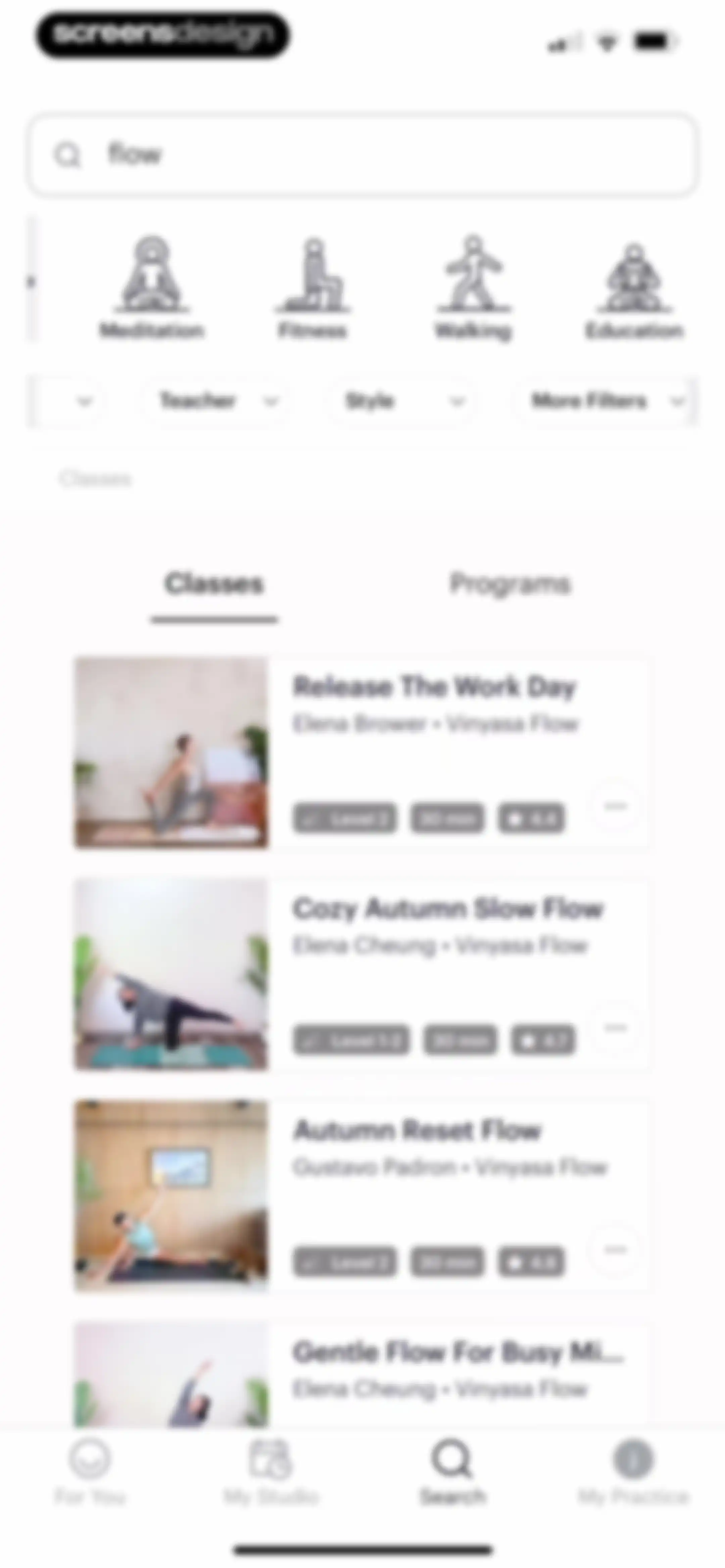 Glo | Yoga and Meditation App screen 88