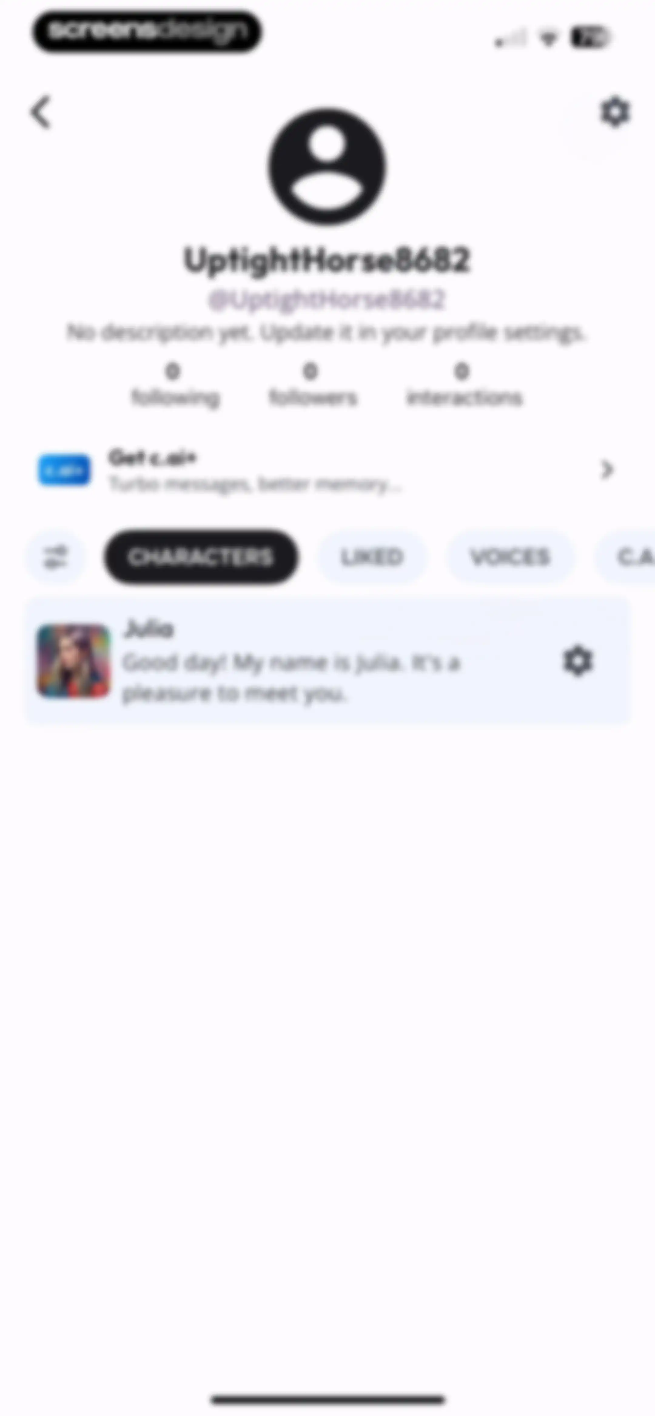 Character AI: Chat, Talk, Text screen 72
