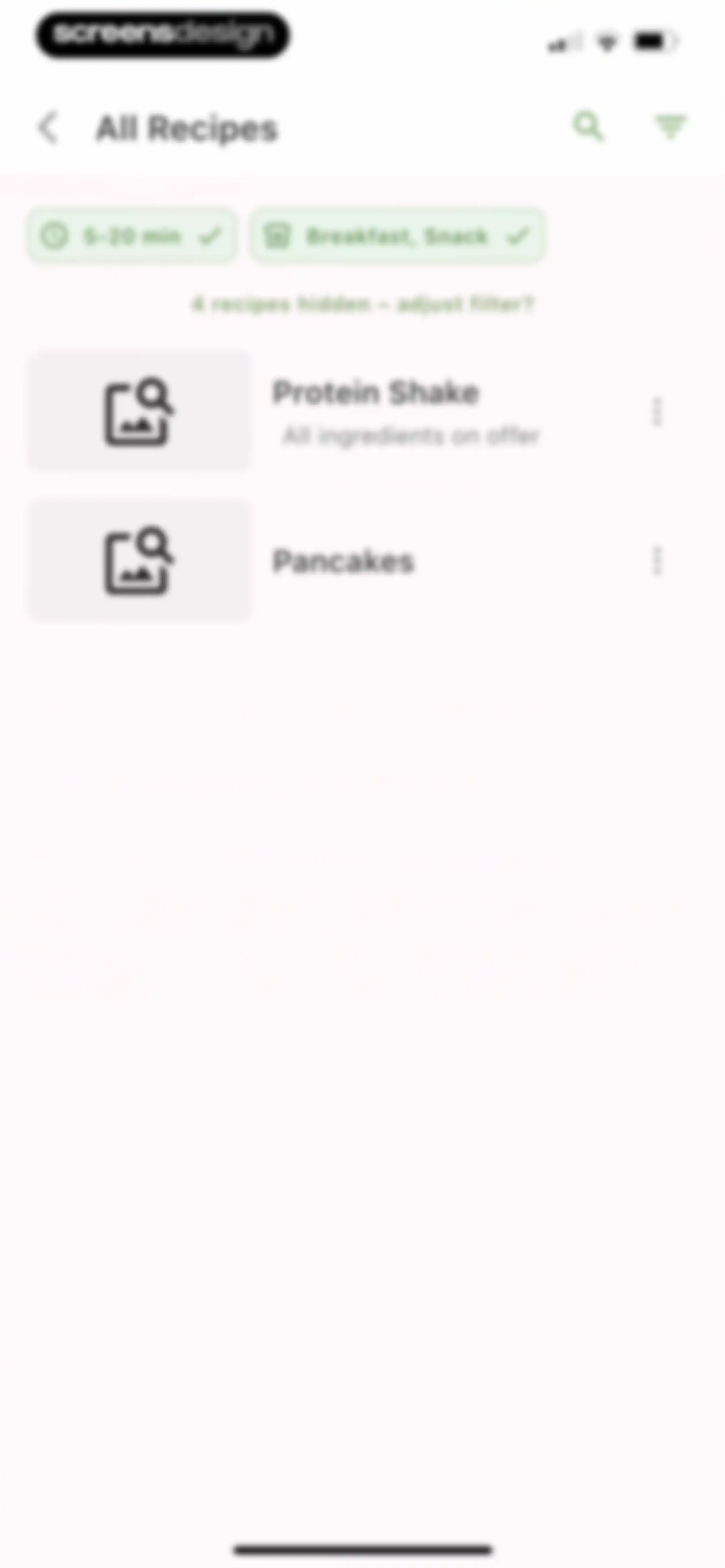All My Meals - Keep Recipes screen 84