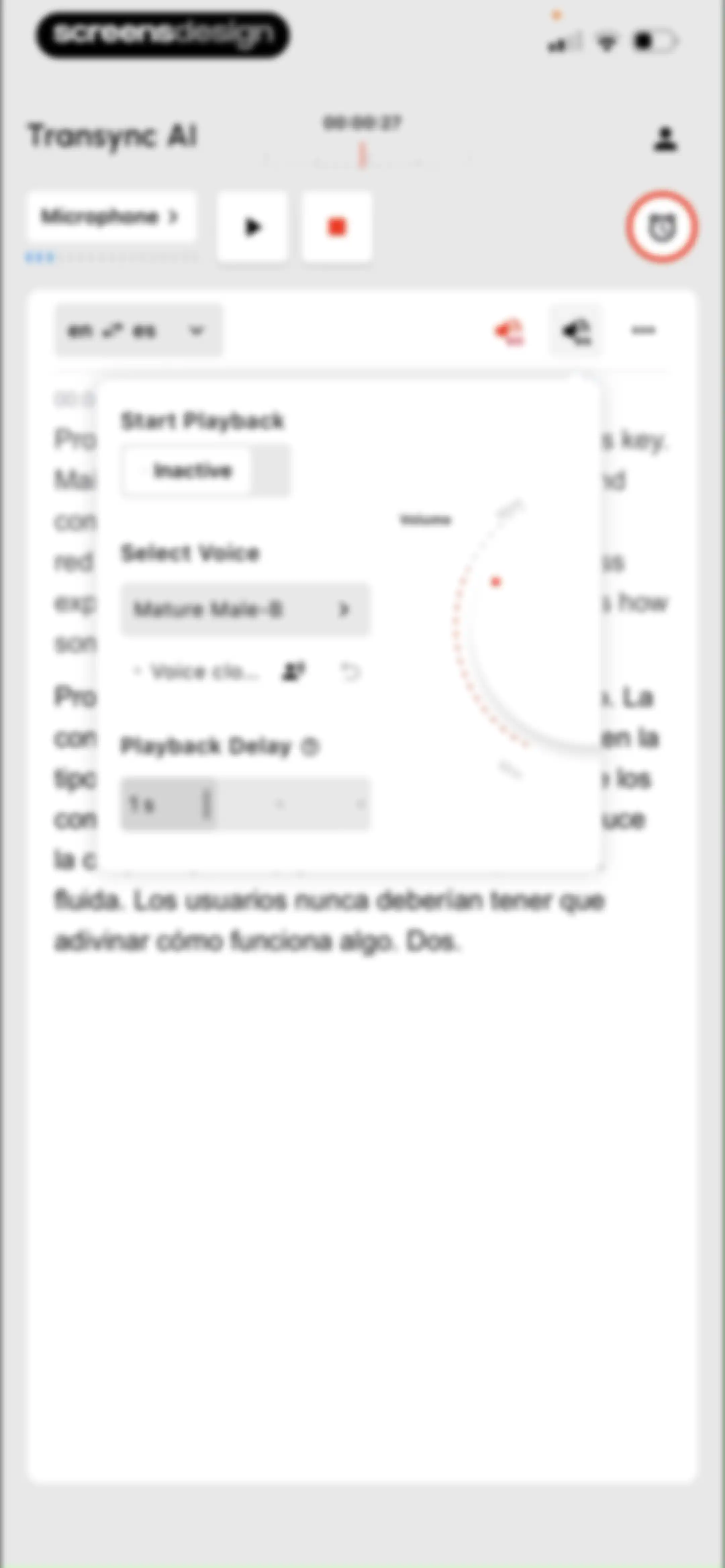 Transync AI - Translator screen 22