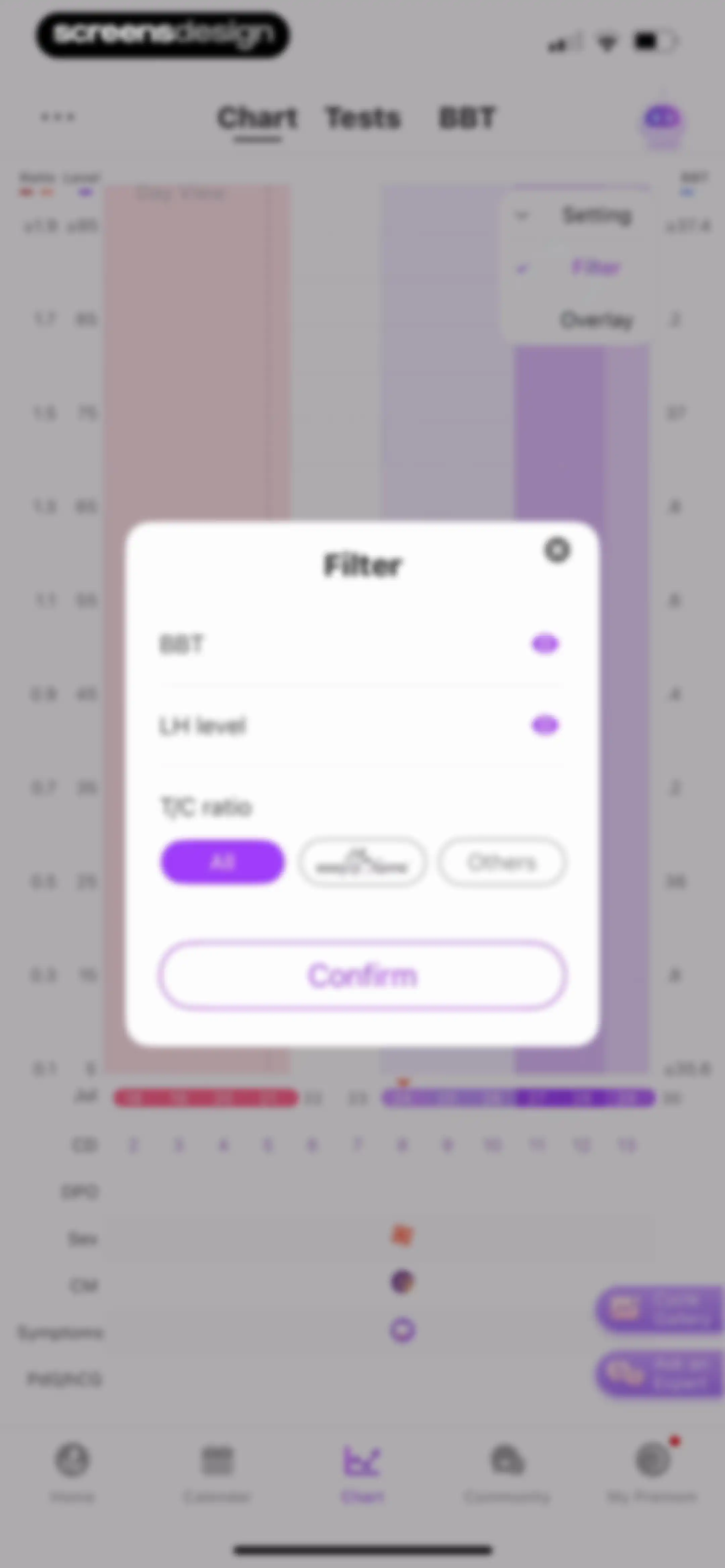 Premom-Ovulation Tracker, PCOS screen 164