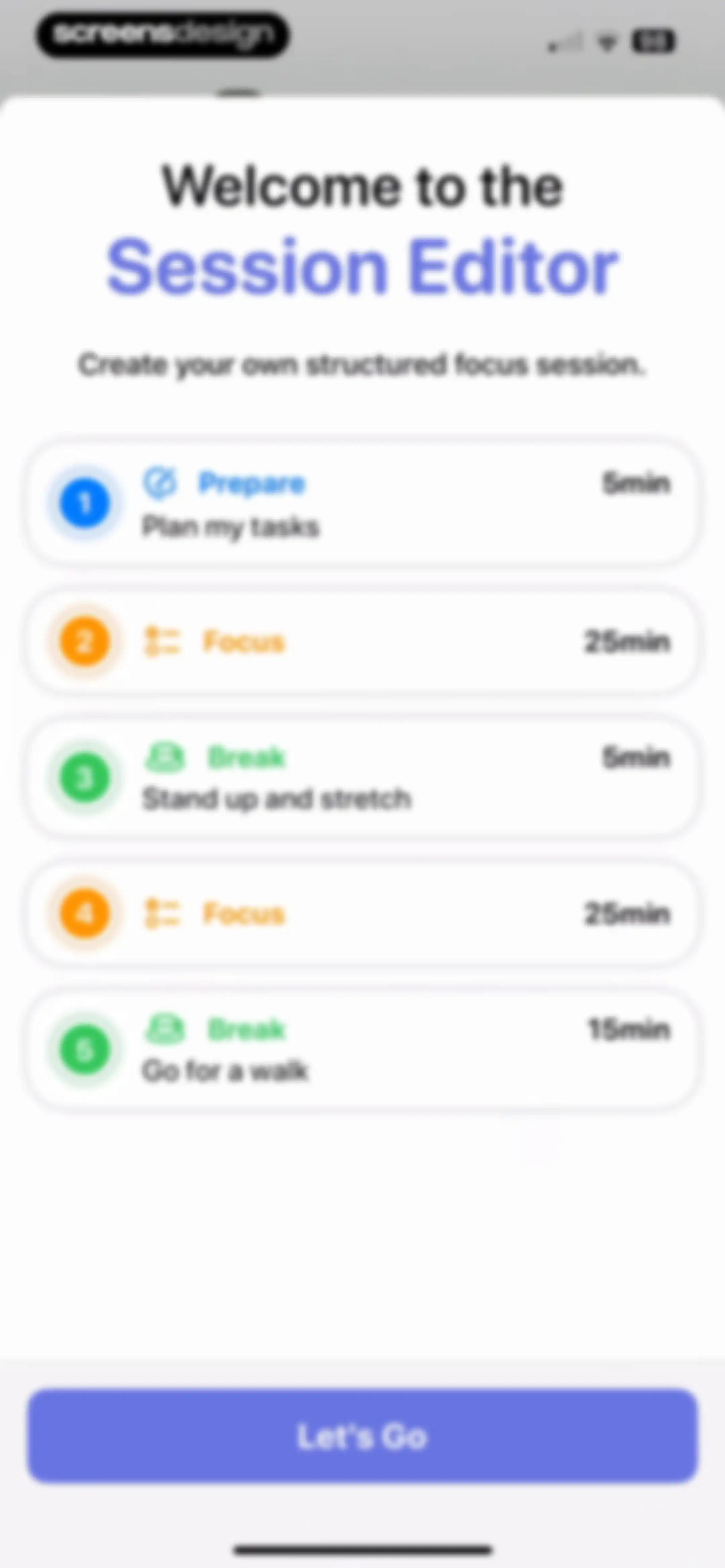 Focused Work - Pomodoro Timer screen 55