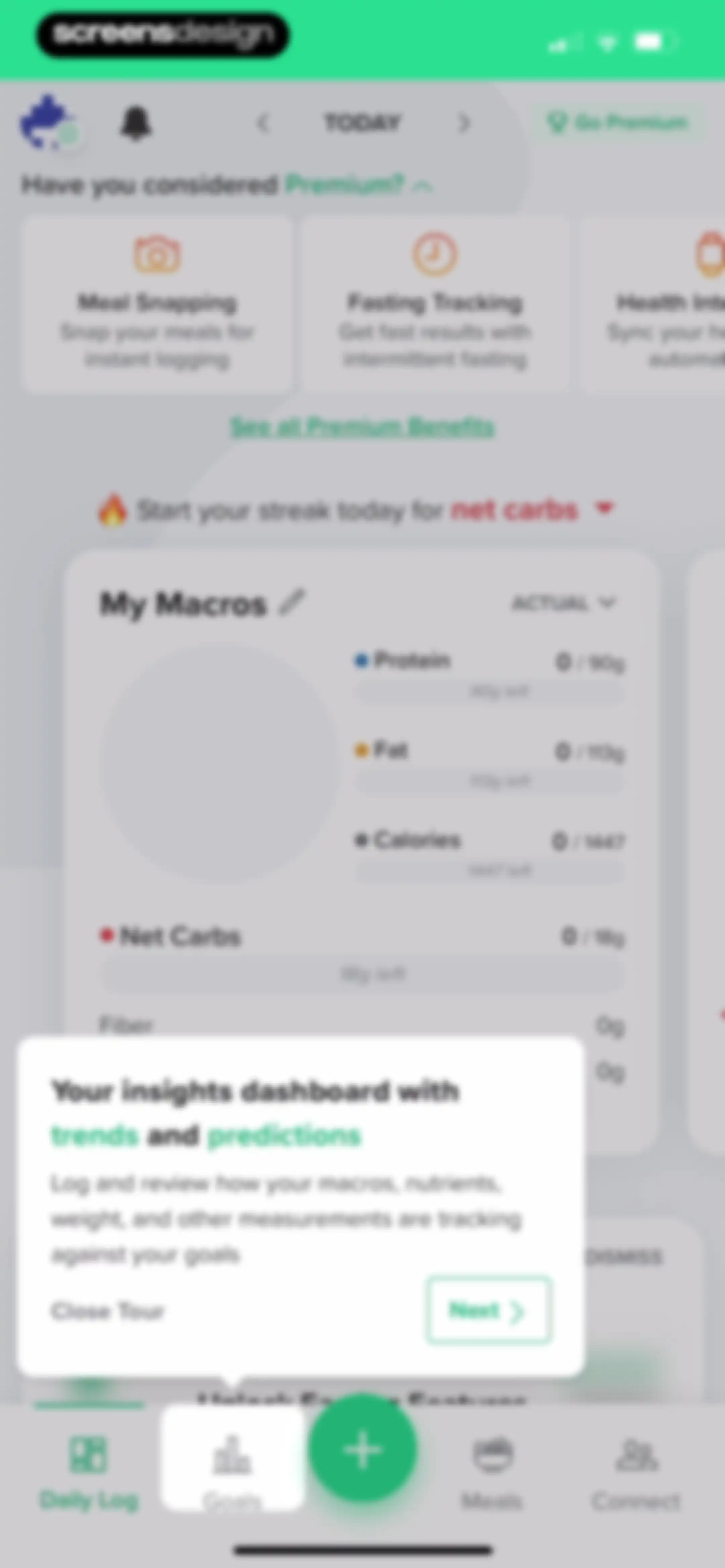 Carb Manager: Keto & Macro Log screen 55