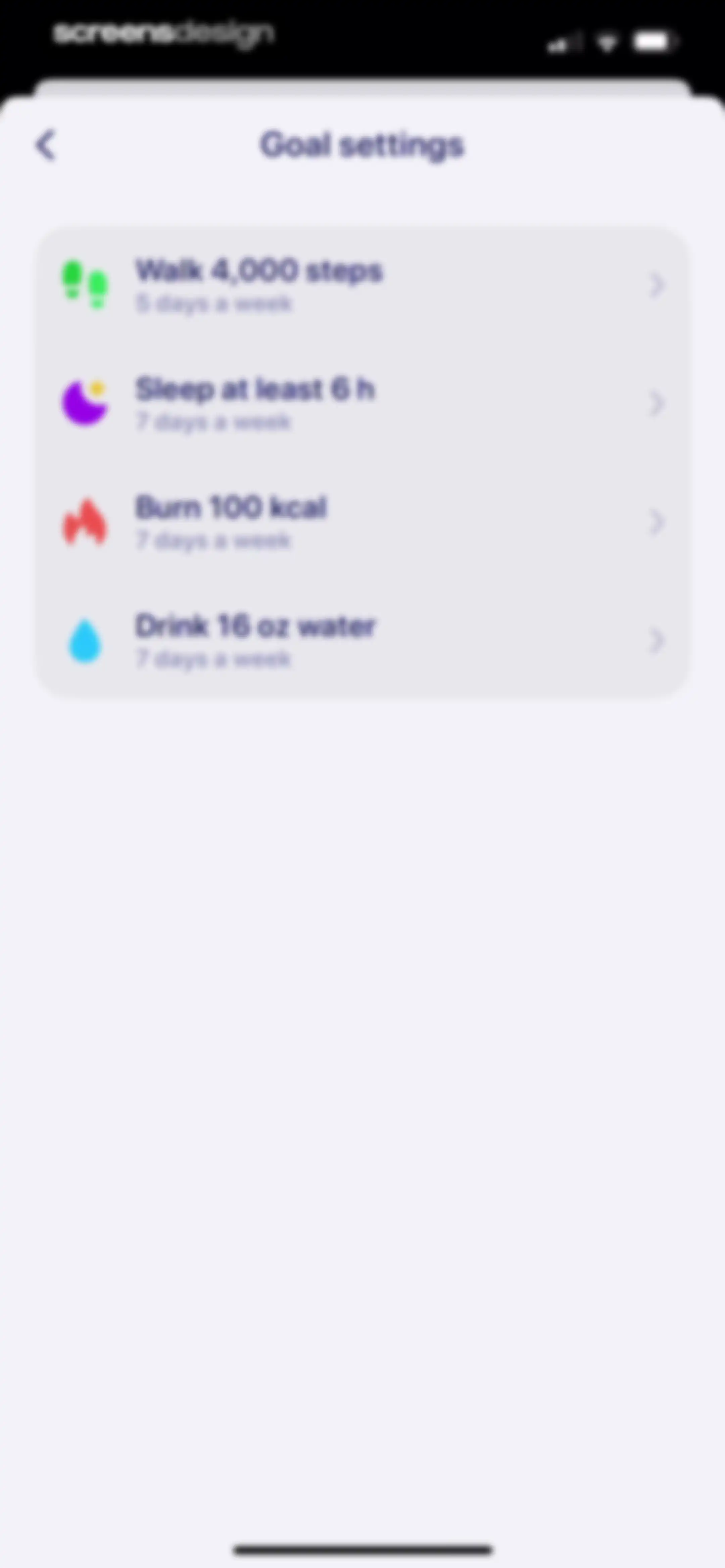 Grow: Health & Fitness screen 61