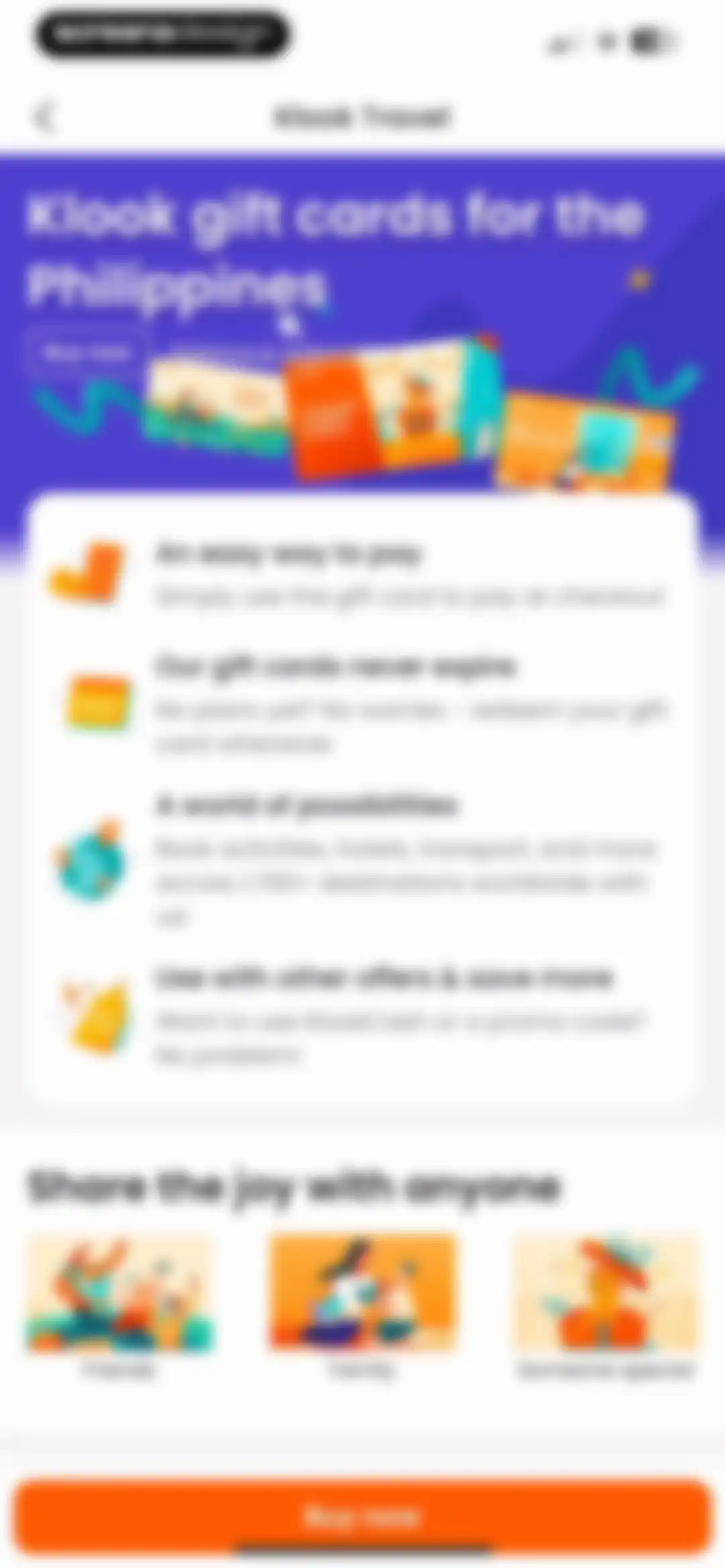 Klook: Travel & Activities screen 141