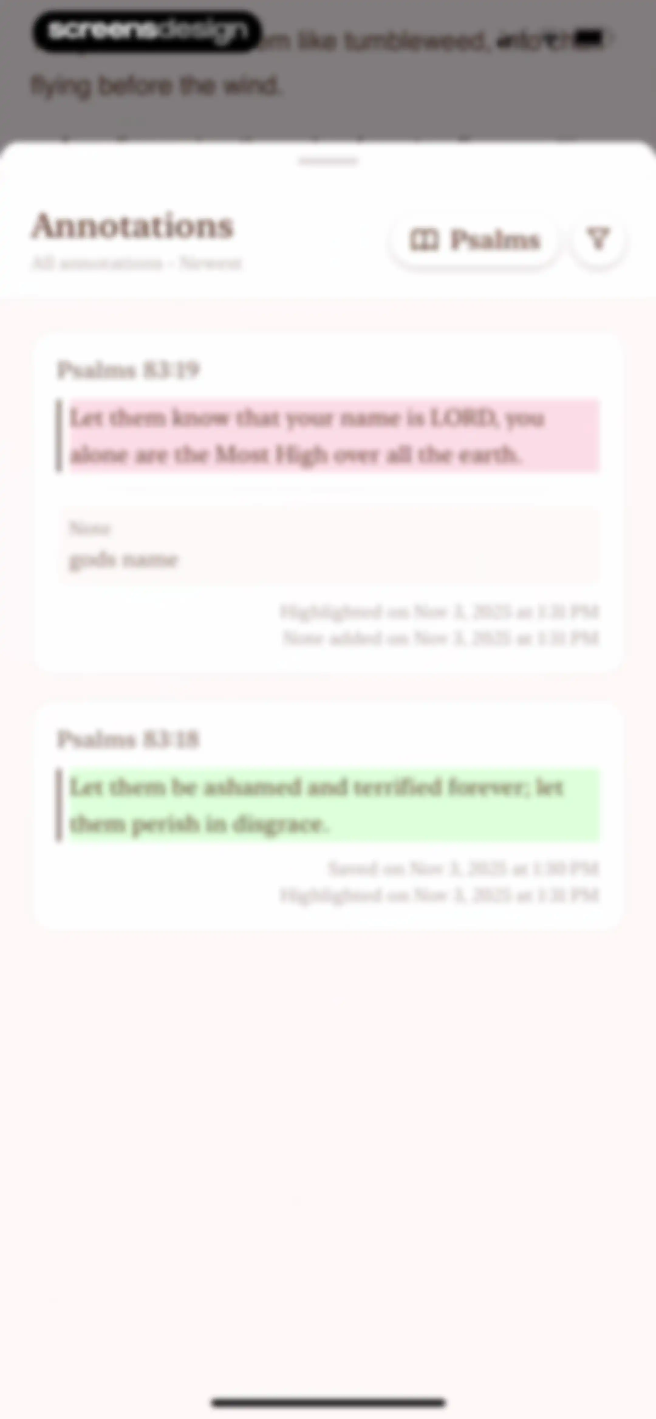 Haven - Bible Chat screen 65