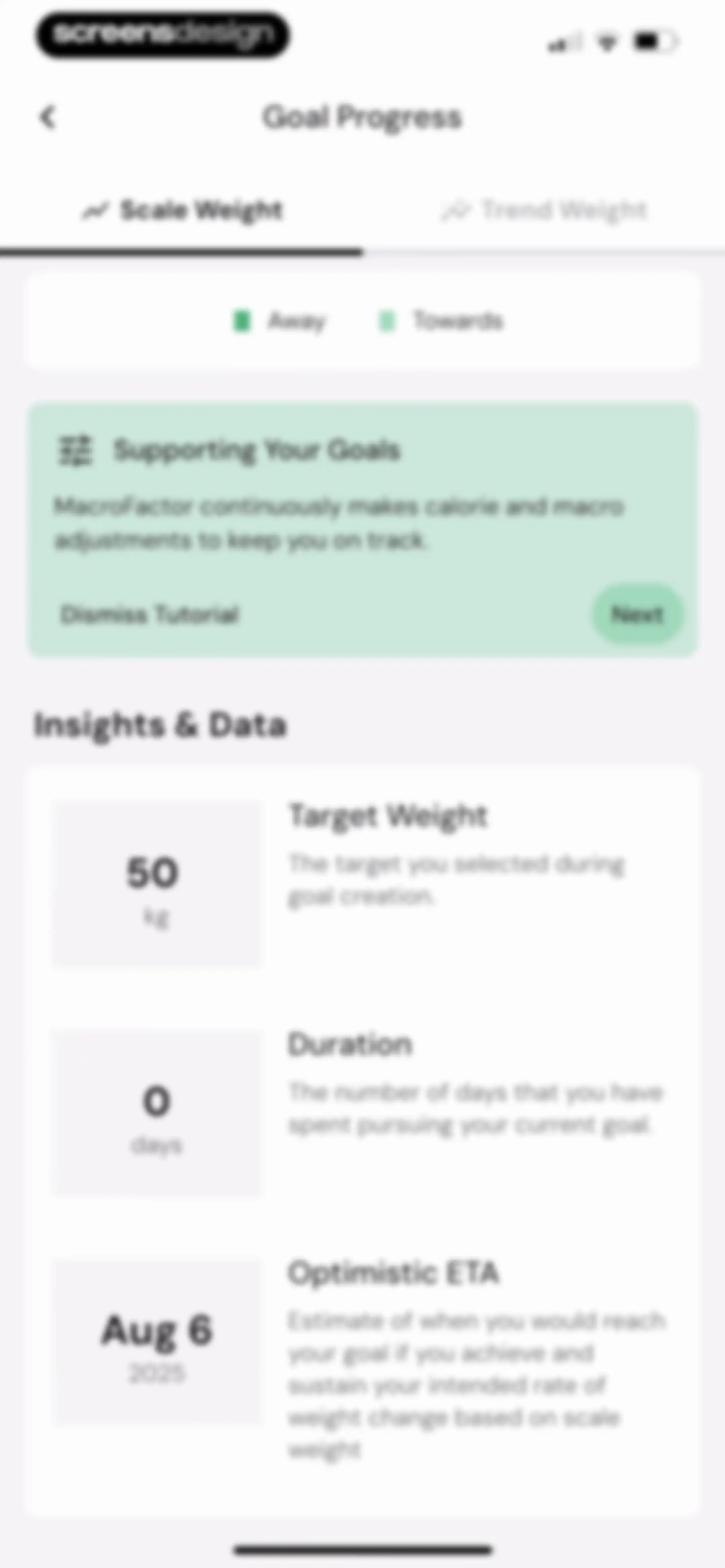 MacroFactor - Macro Tracker screen 133