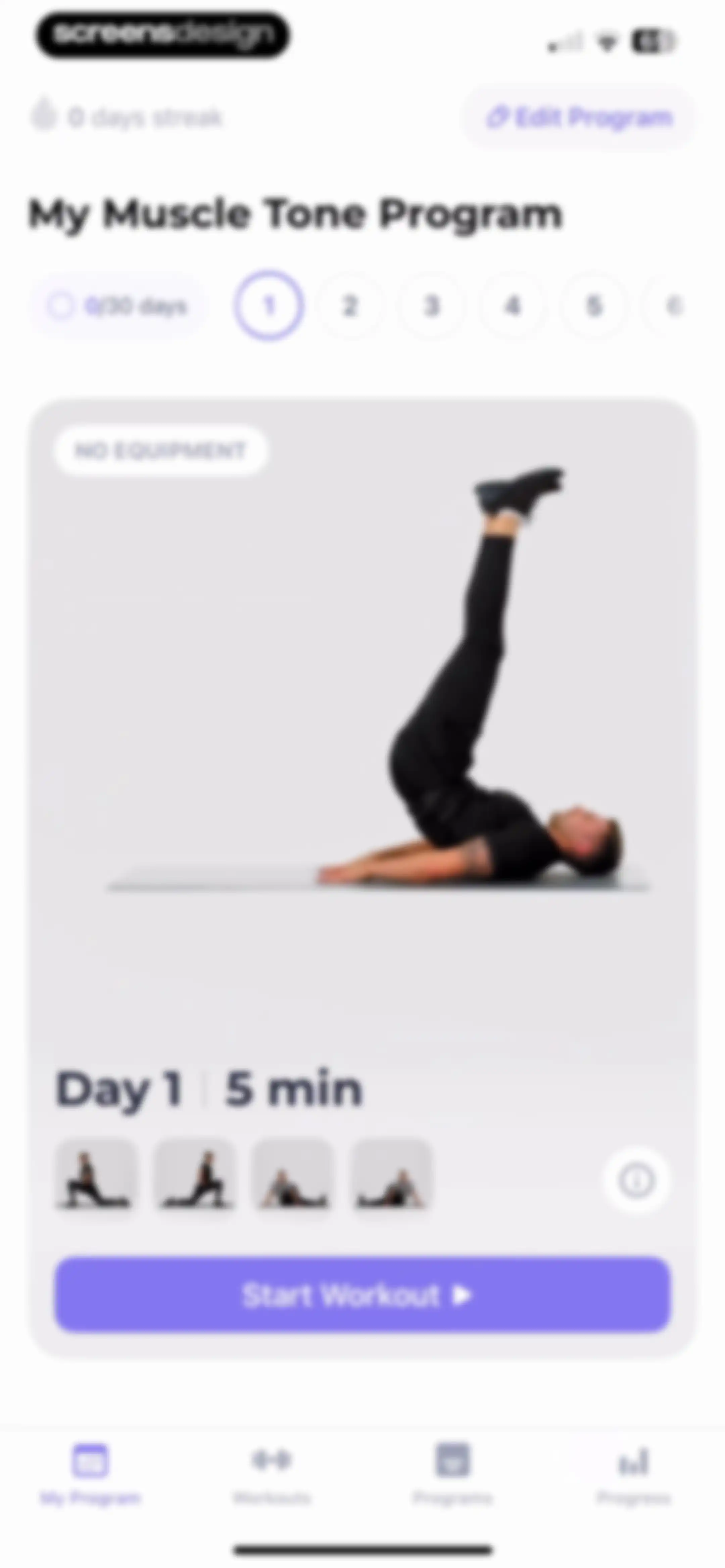 FitMe - Lazy Workout at Home screen 102