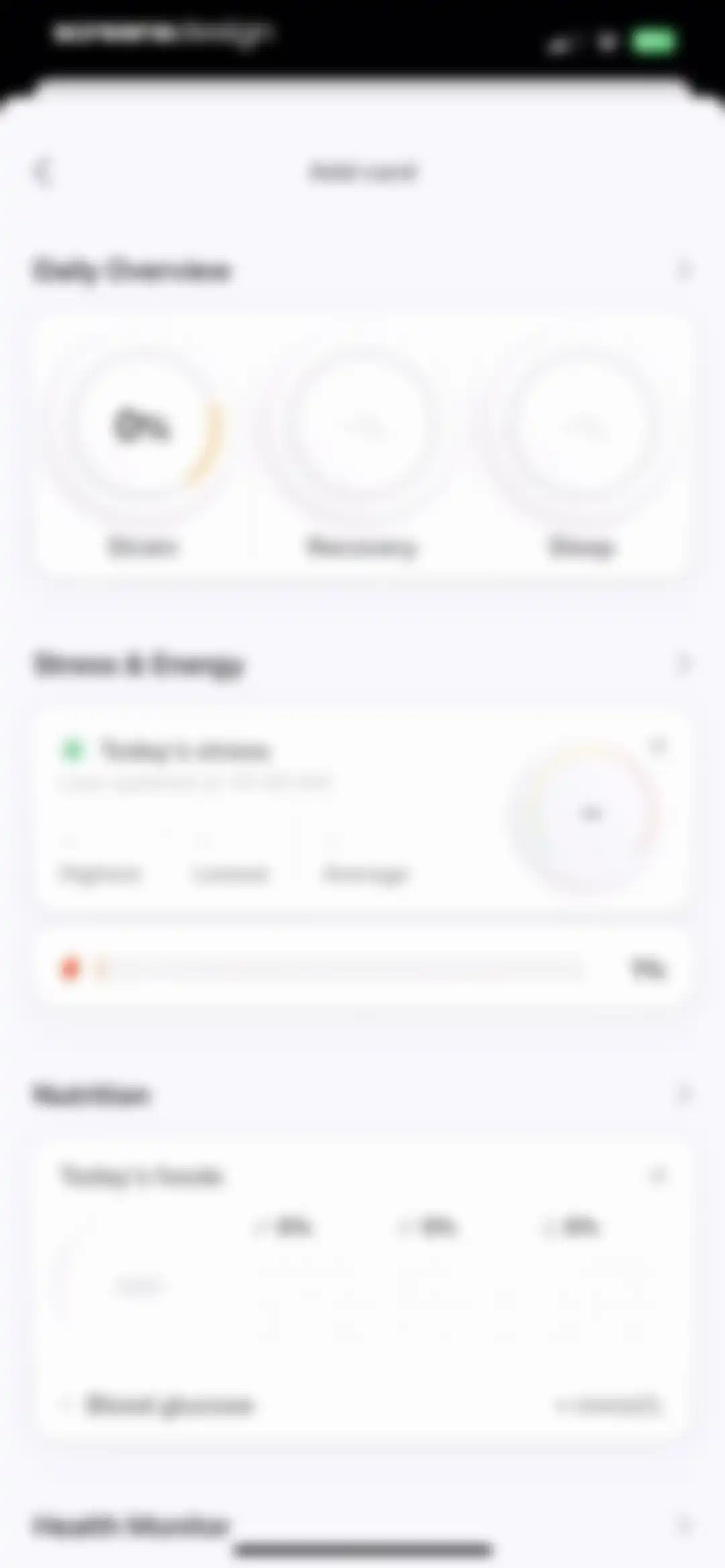 Bevel: AI Health Coach screen 123