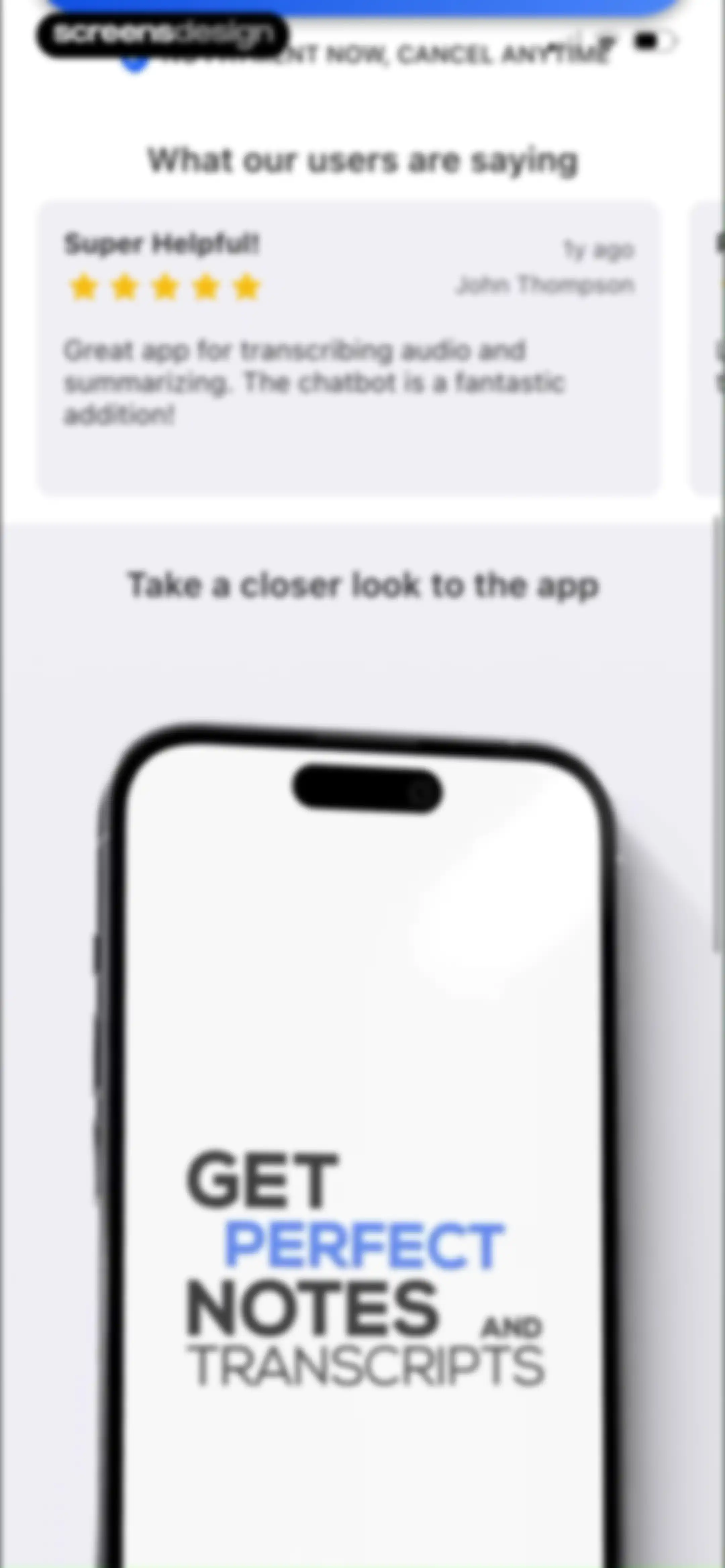 Summary - AI Note Taker screen 25