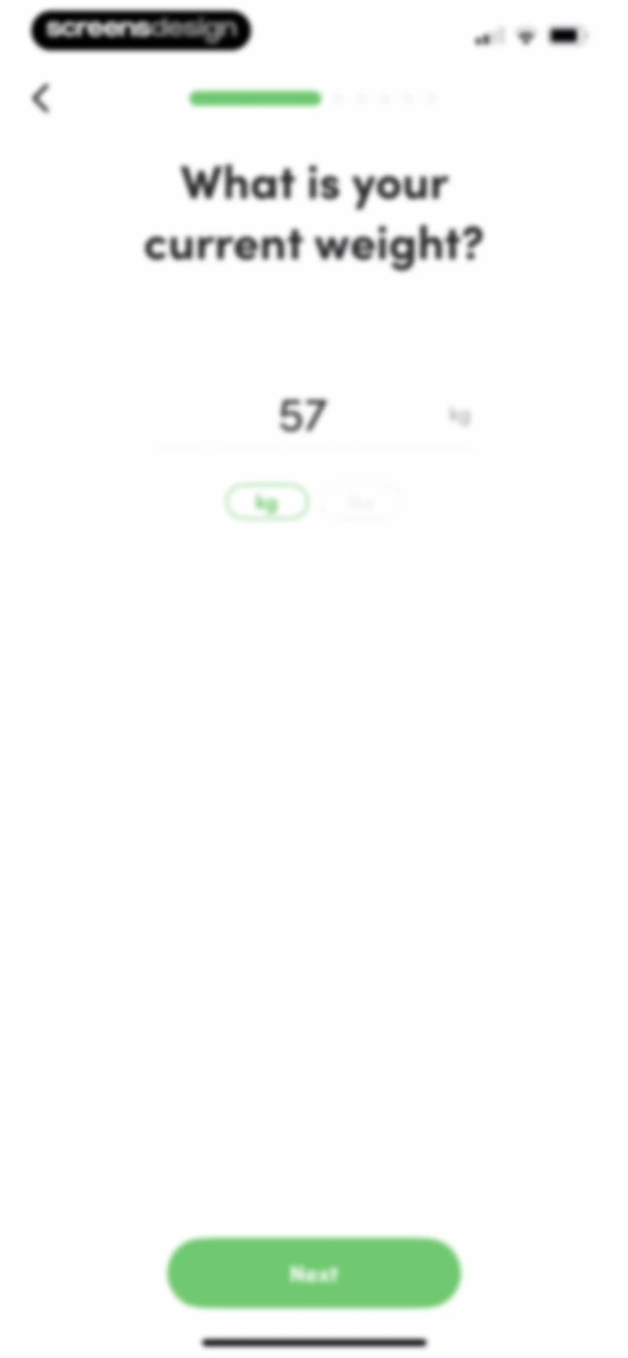 Calories and nutrition tracker screen 13