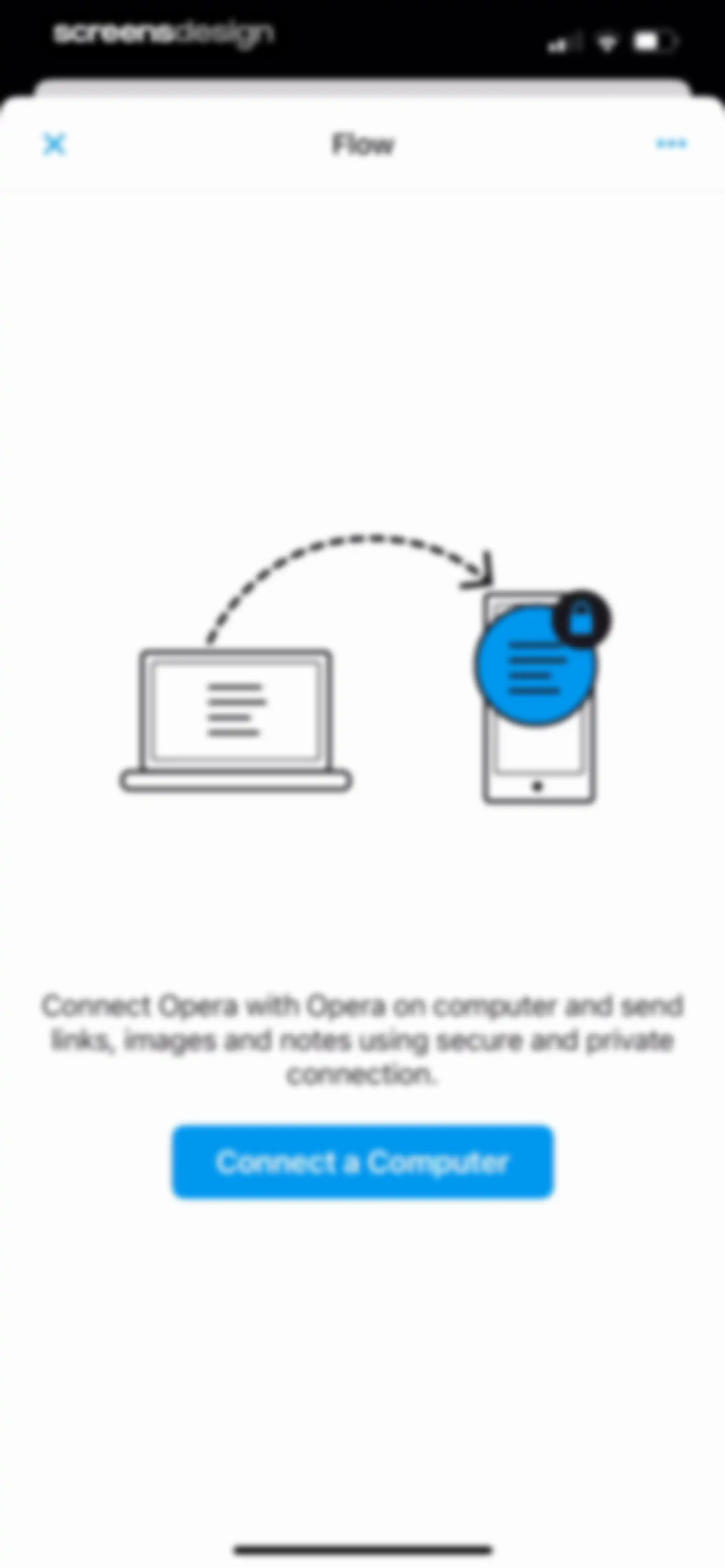 Opera: AI browser with VPN screen 134