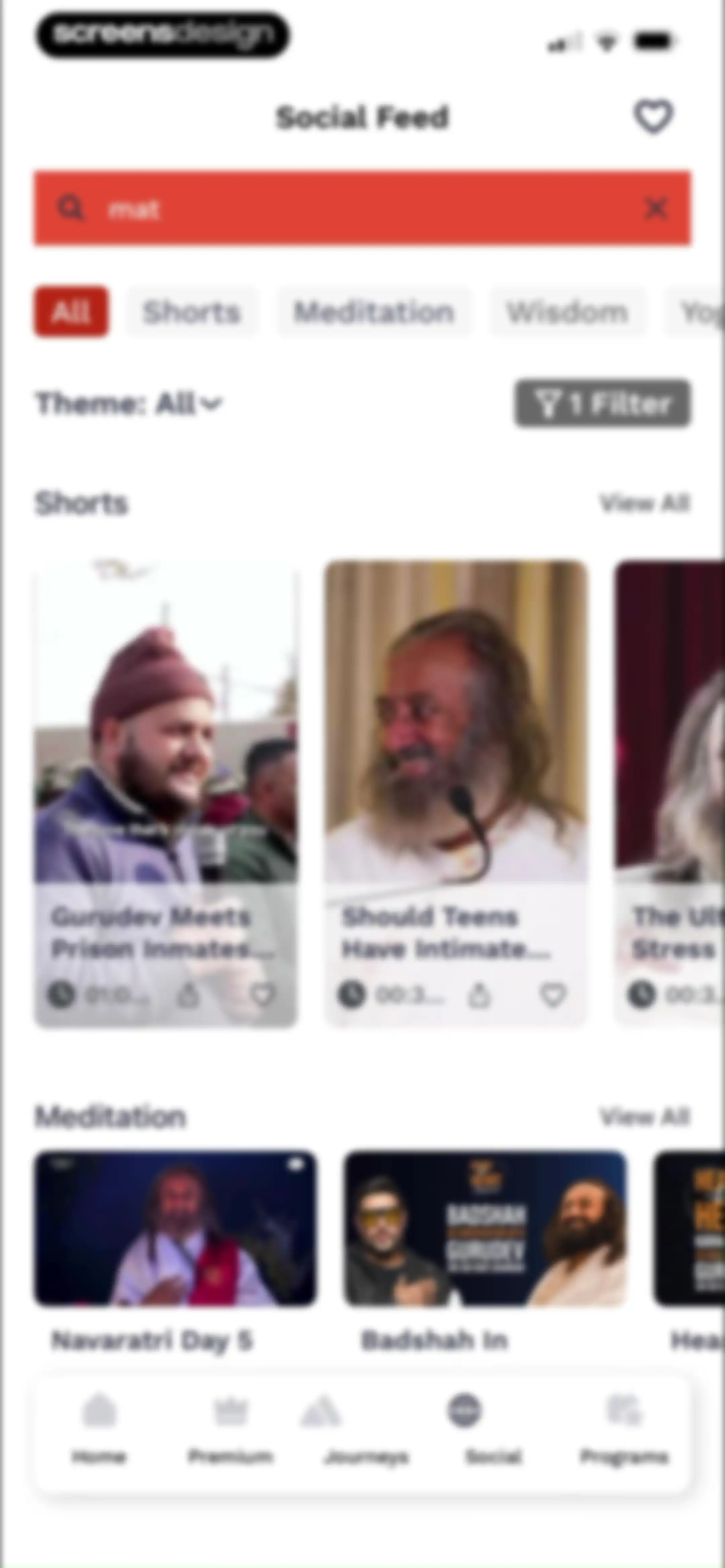 Art of Living Official App screen 22