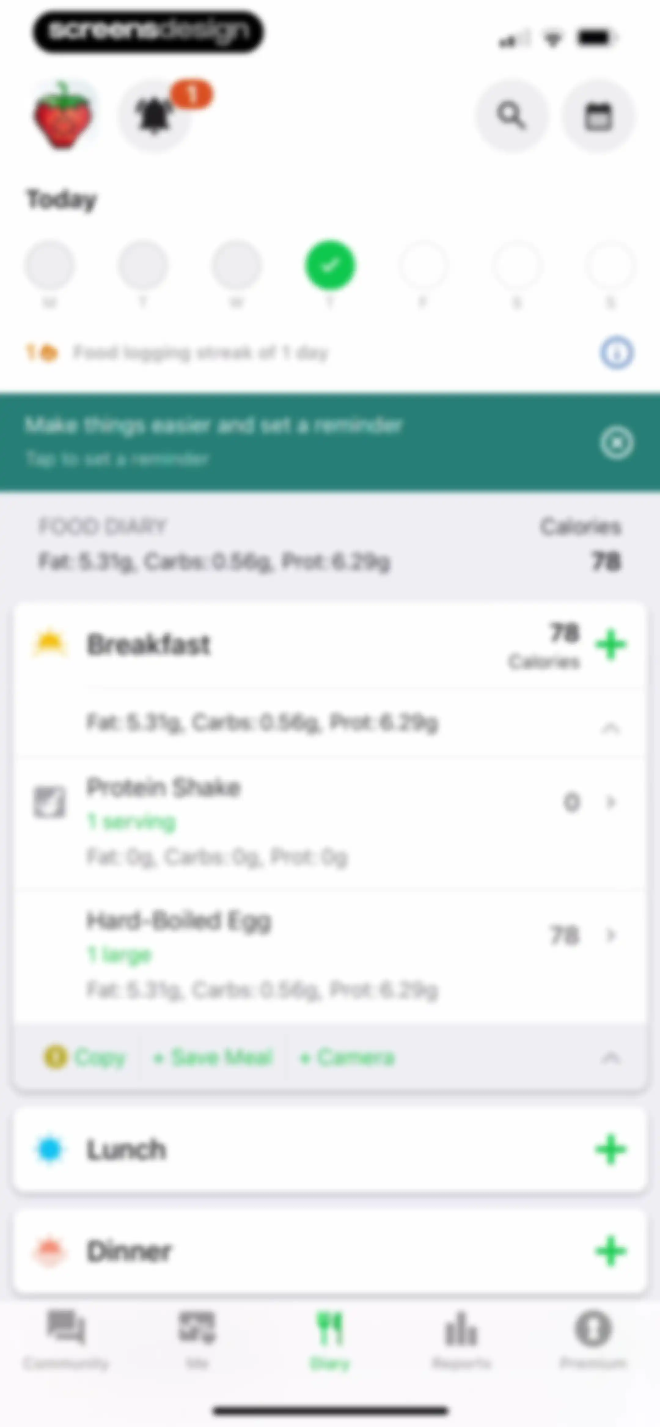 Calorie Counter by fatsecret screen 111