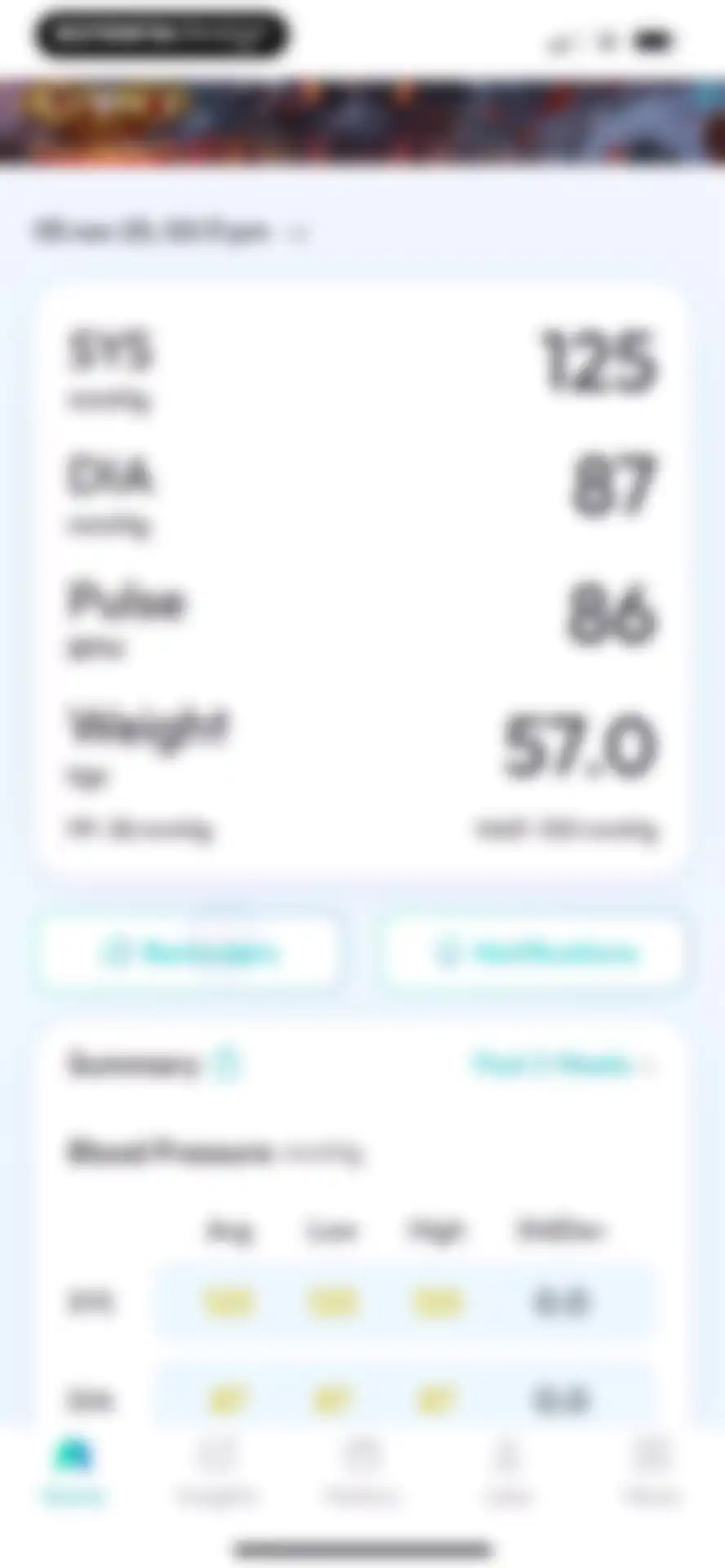 Blood Pressure Tracker SmartBP screen 51