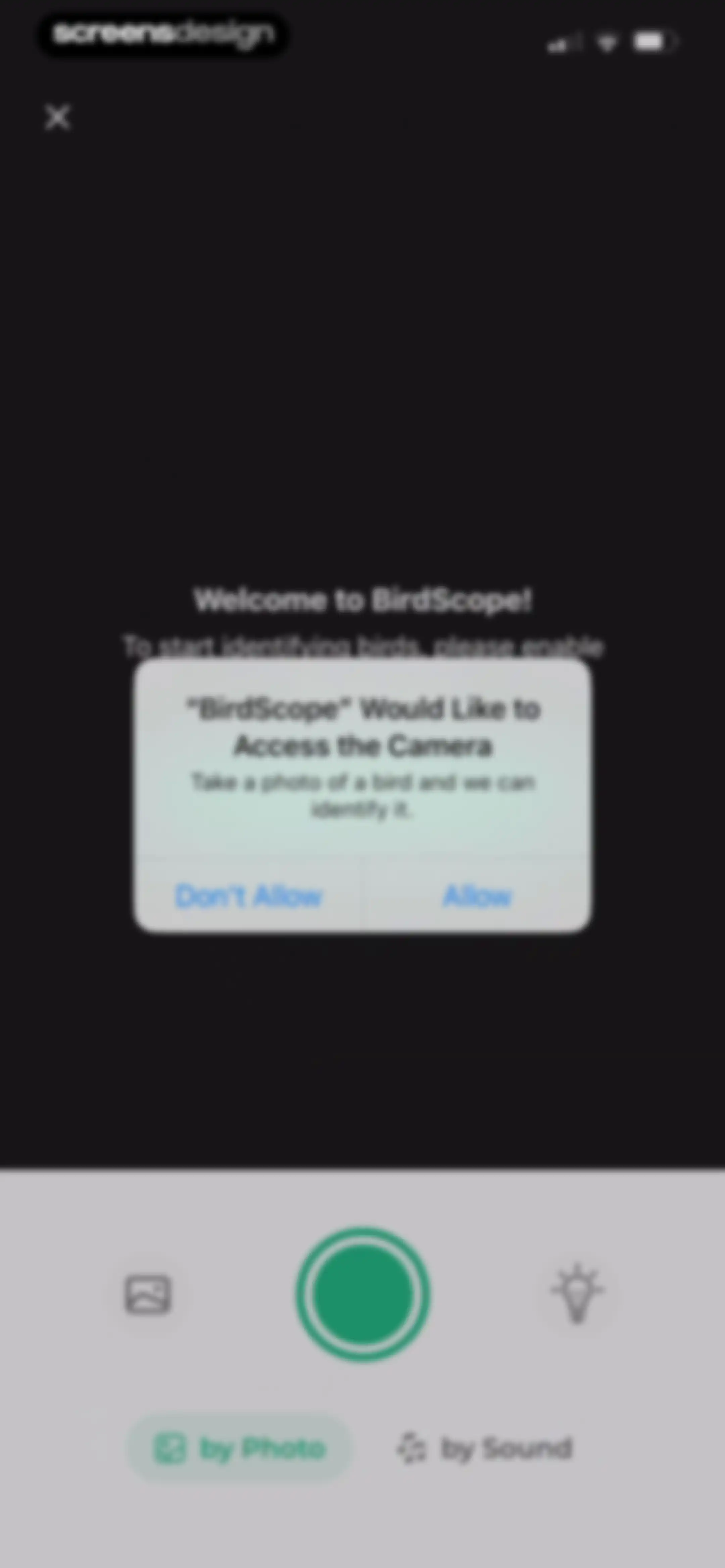 Bird Identifier: BirdScope screen 16