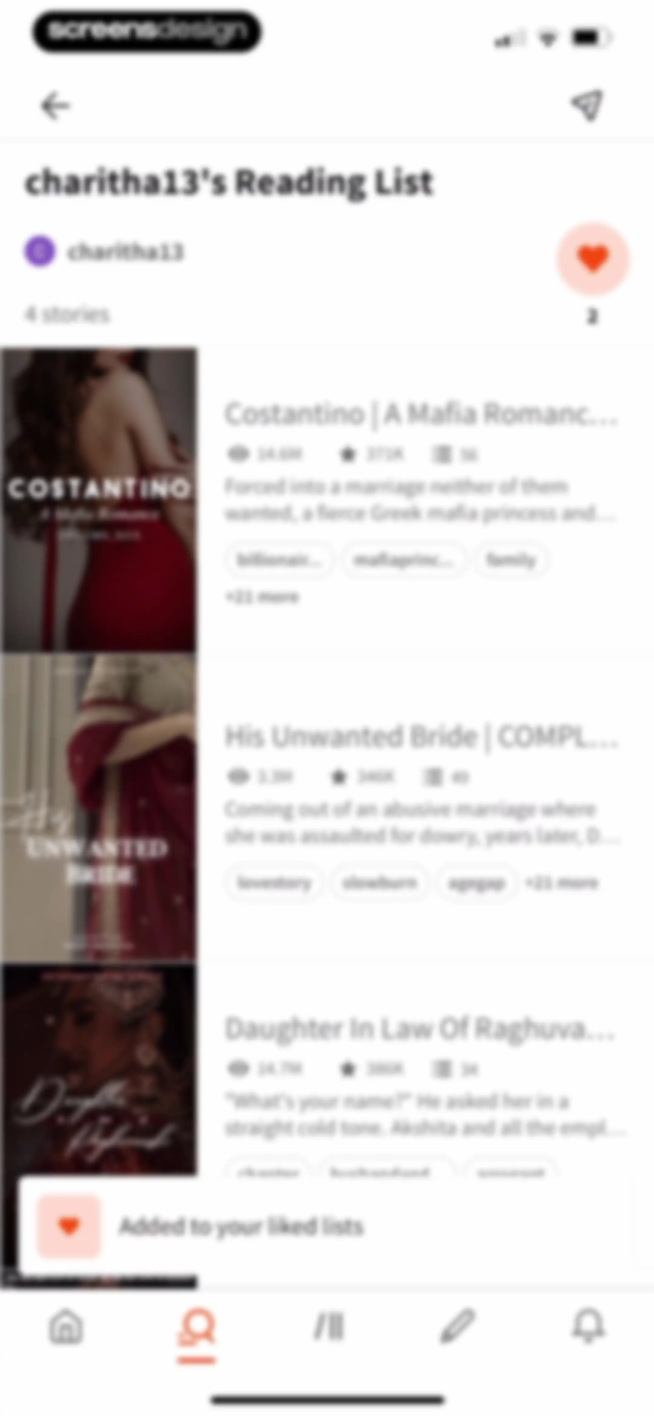 Wattpad - Read & Write Stories screen 108