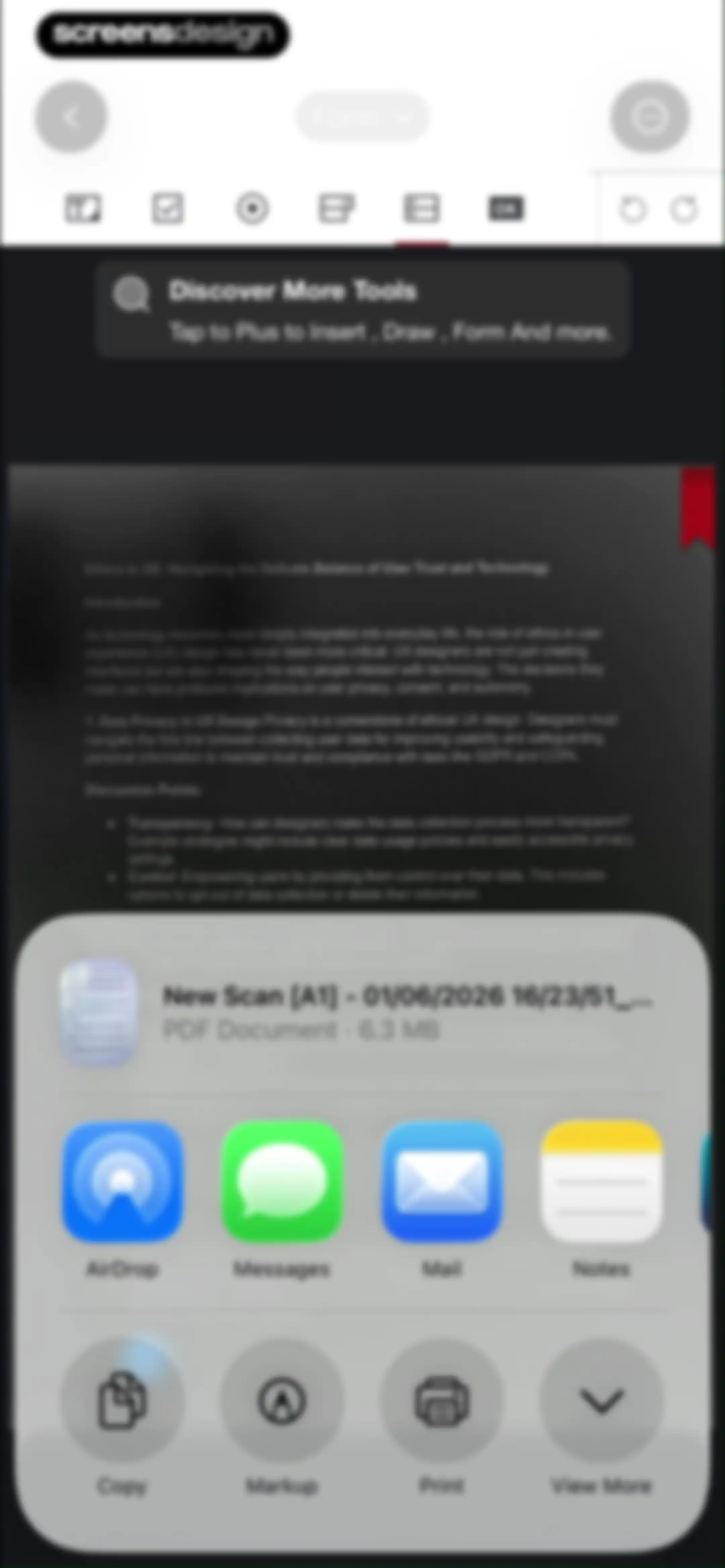 PDF Editor: Read, Scan & Sign screen 108