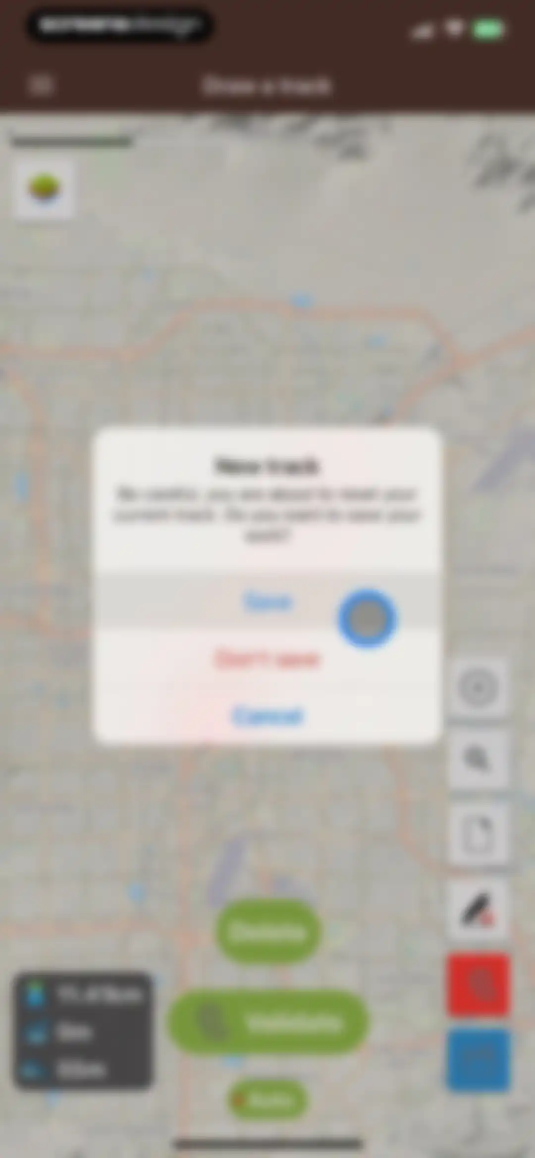 Visorando Walking Routes screen 47