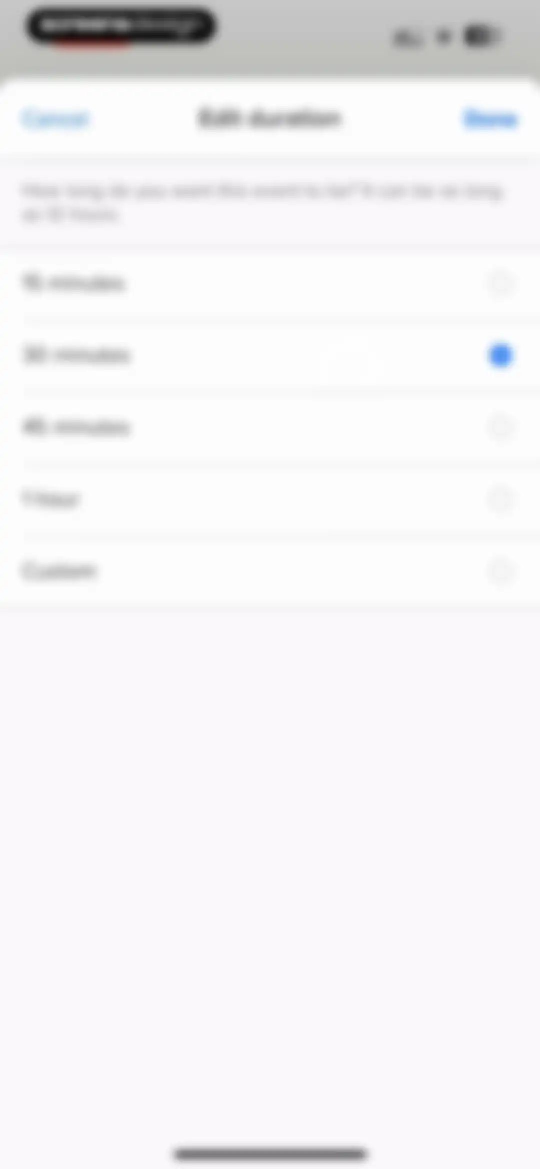 Calendly Mobile screen 40
