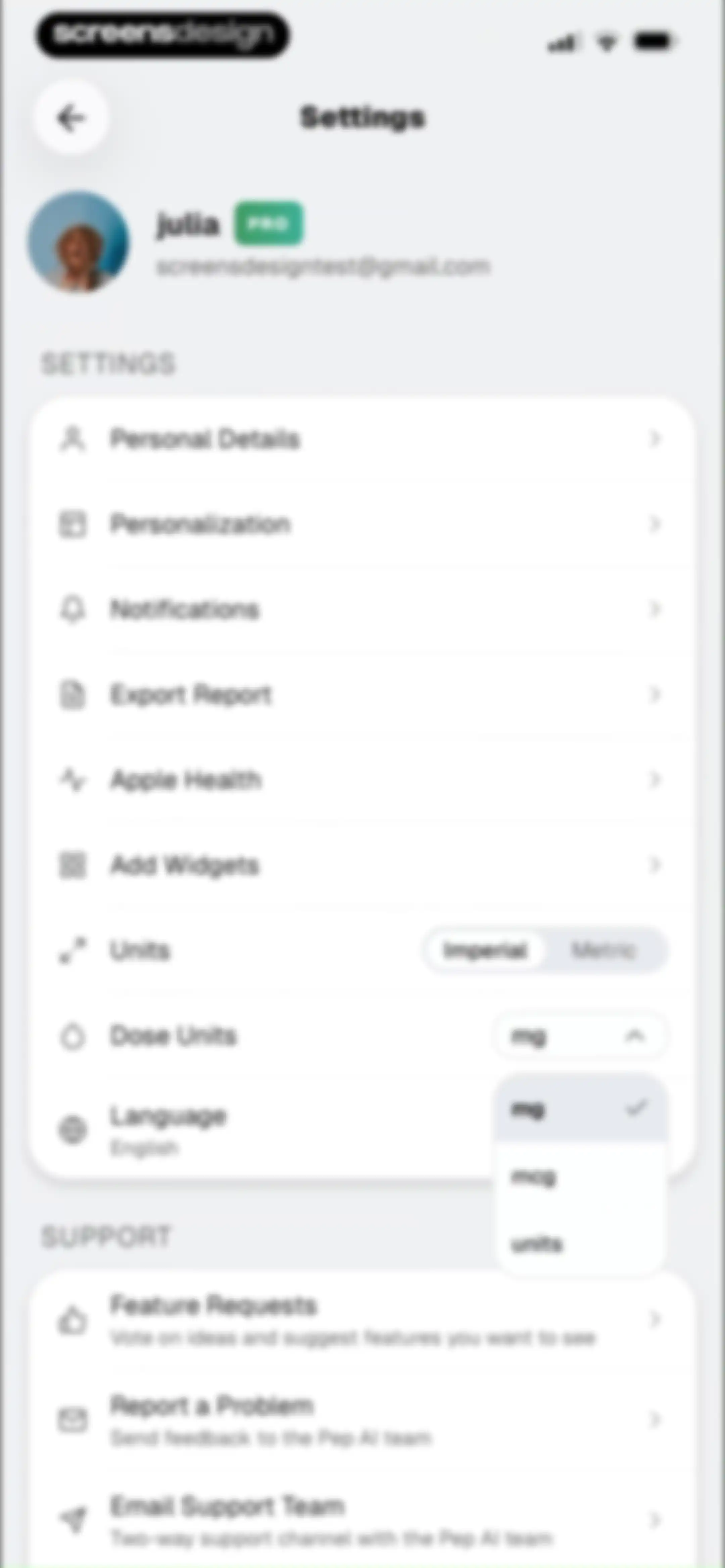 Pep AI: Peptide GLP-1 Tracker screen 205