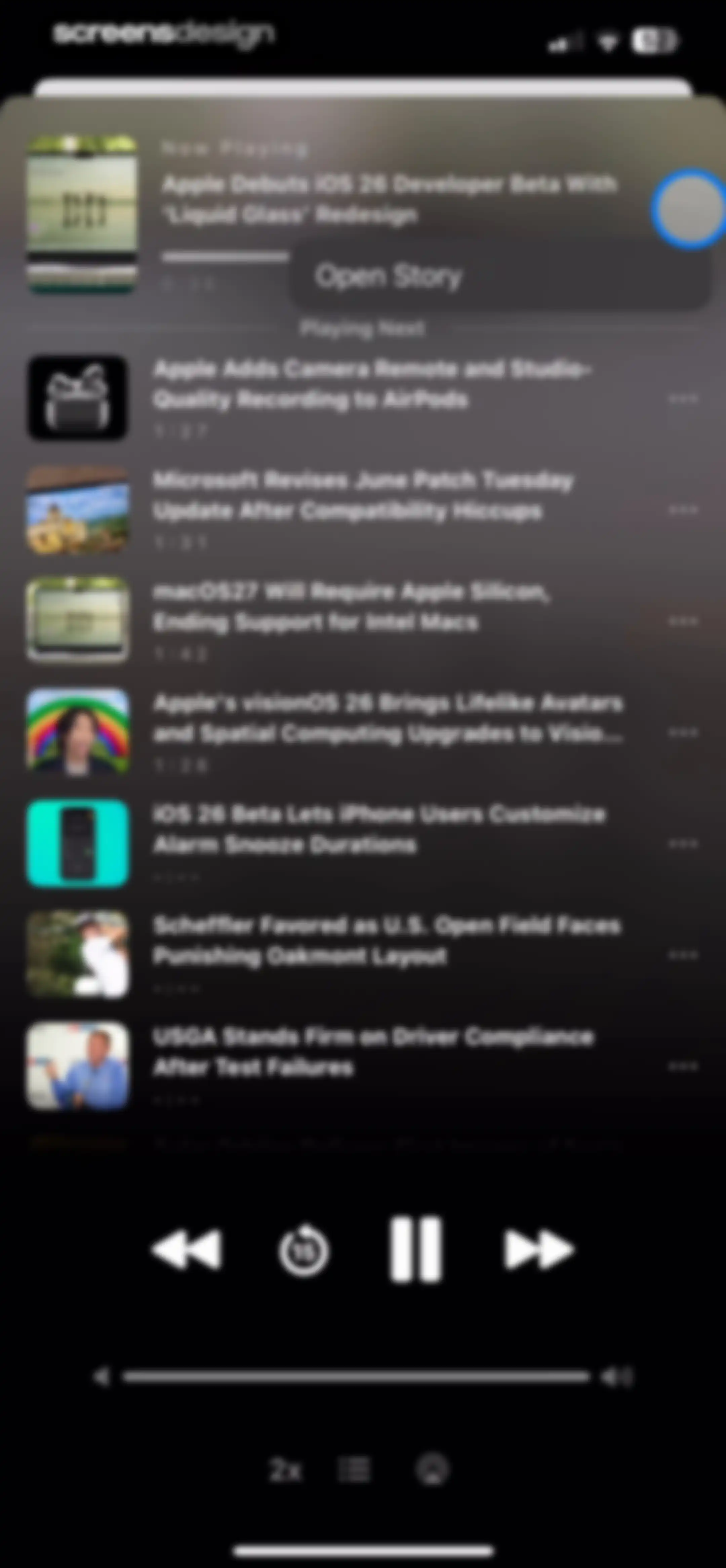 Particle: Personalized News screen 65