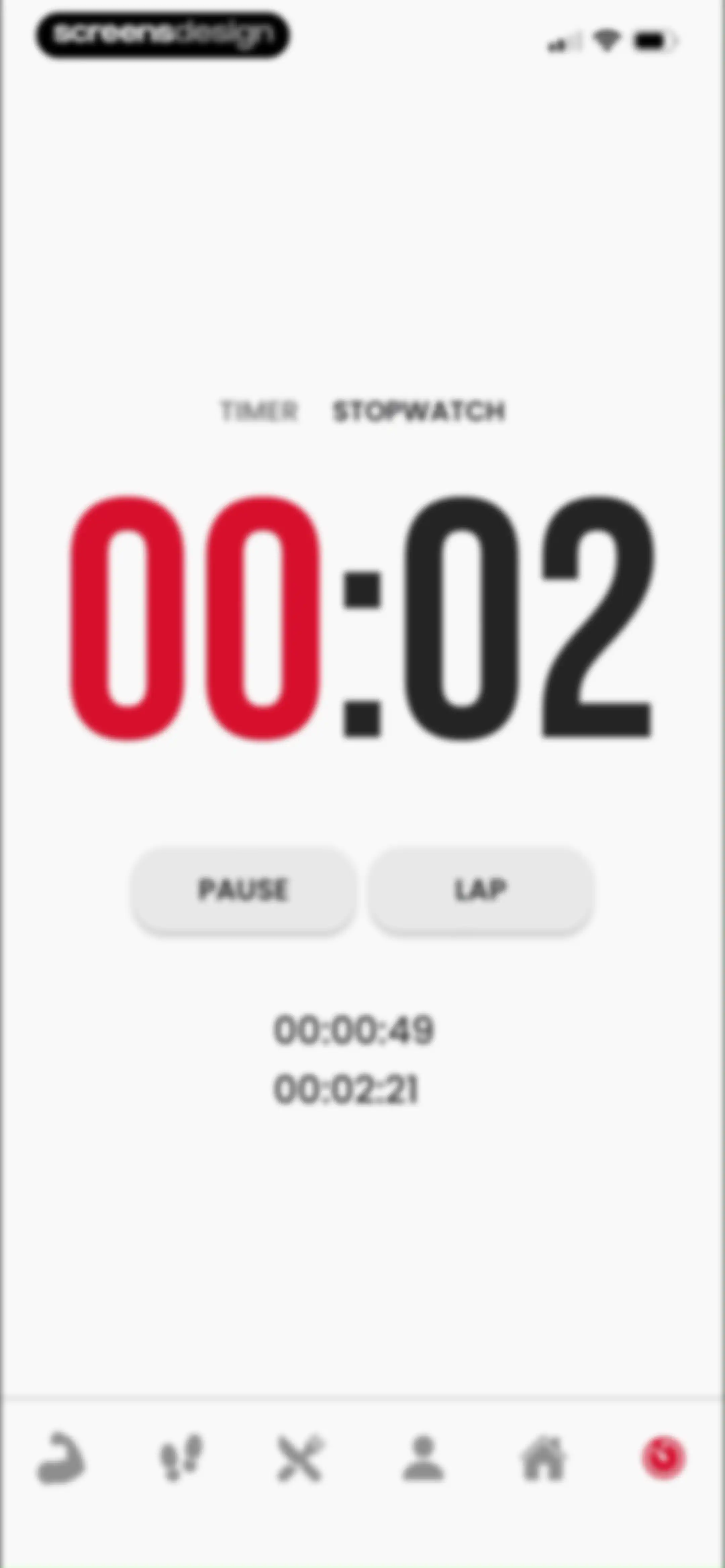 90 Day Challenge screen 93