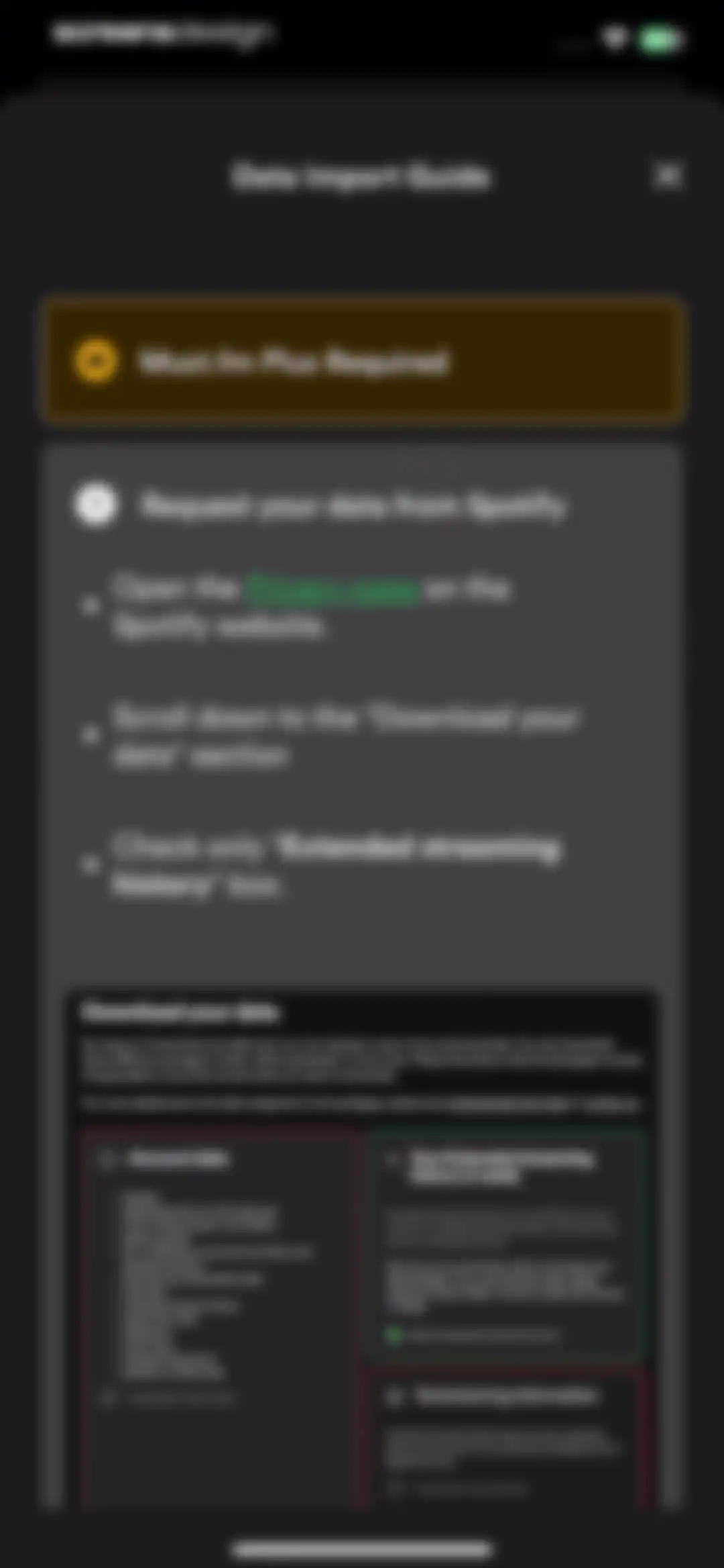 must.fm for Spotify Stats screen 80
