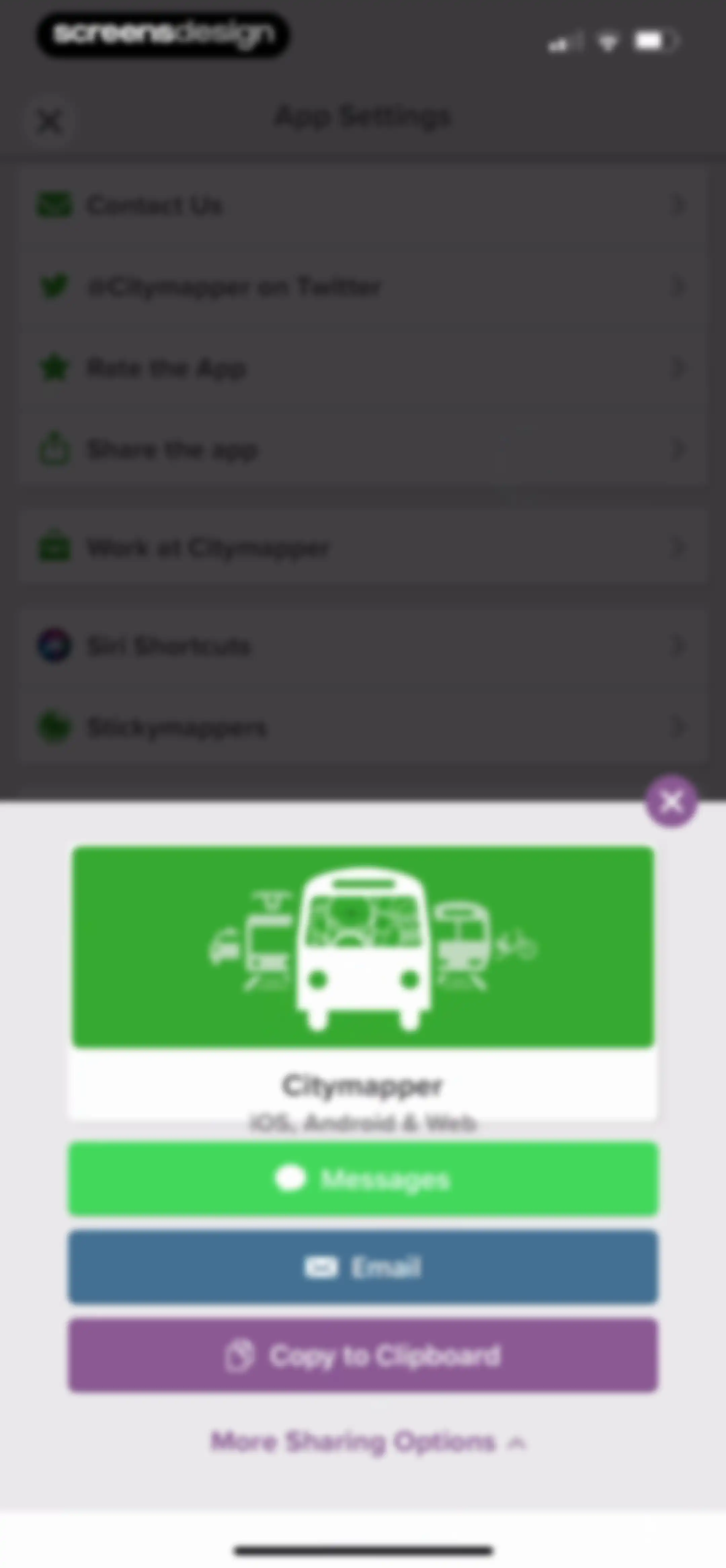 Citymapper: All Live Transit screen 170